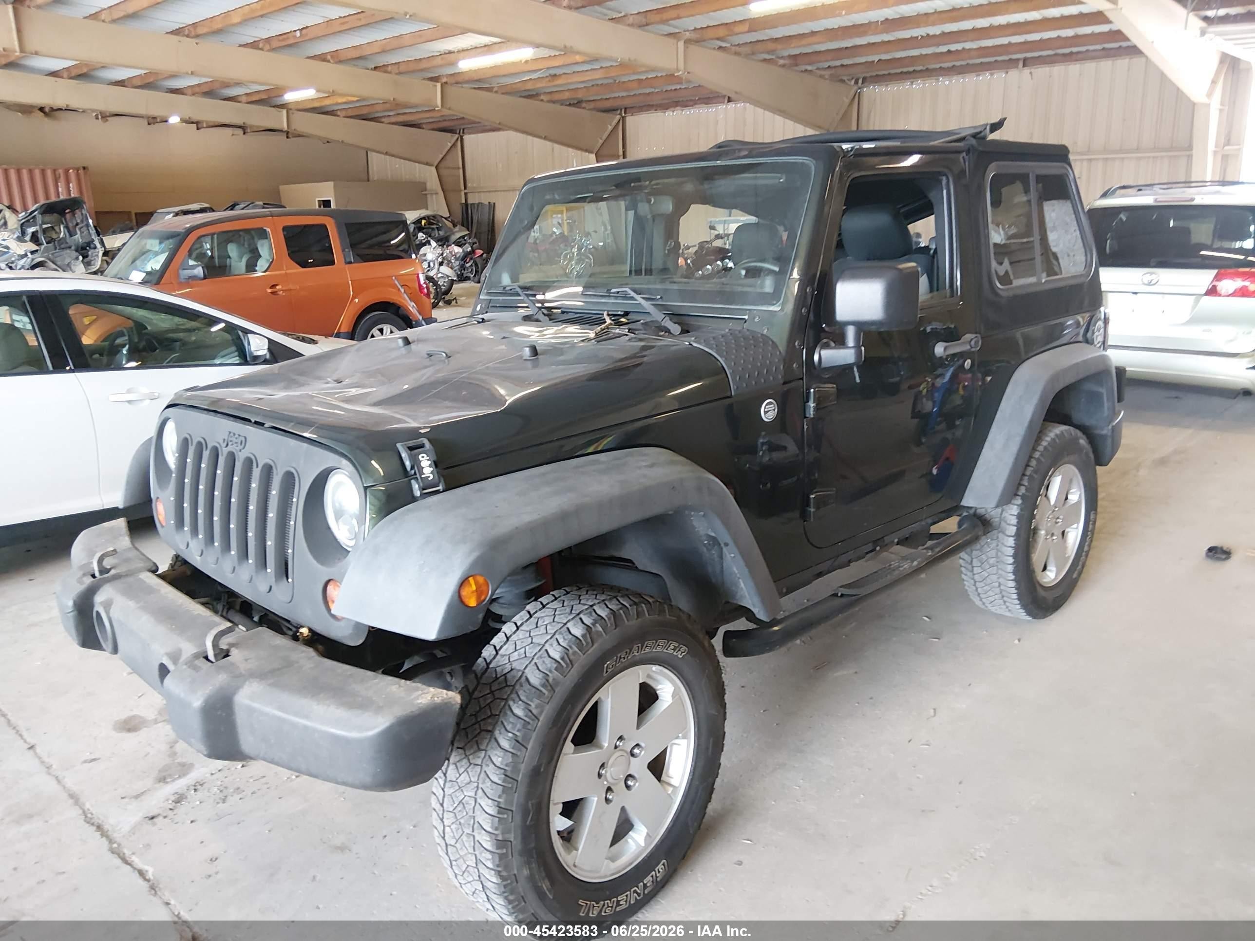 2012 Jeep Wrangler Sport Green vin: 1C4AJWAG0CL101218