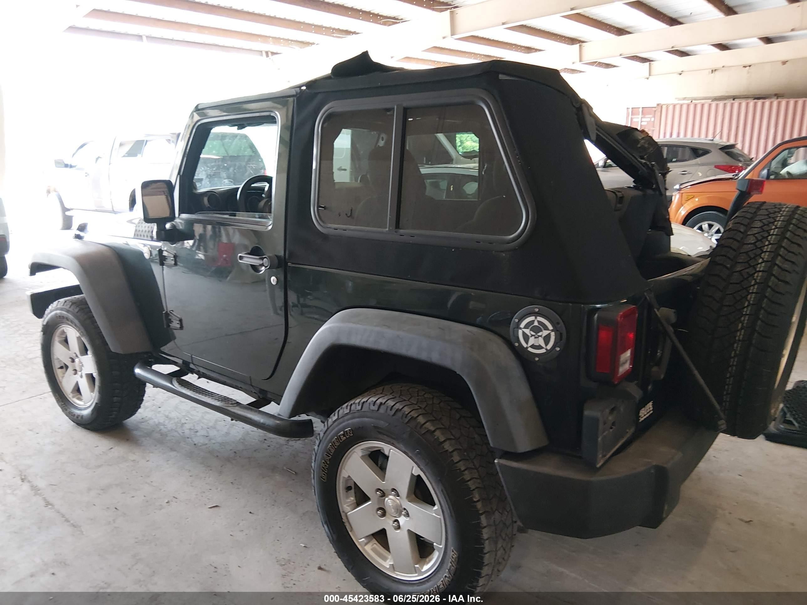 2012 Jeep Wrangler Sport Green vin: 1C4AJWAG0CL101218