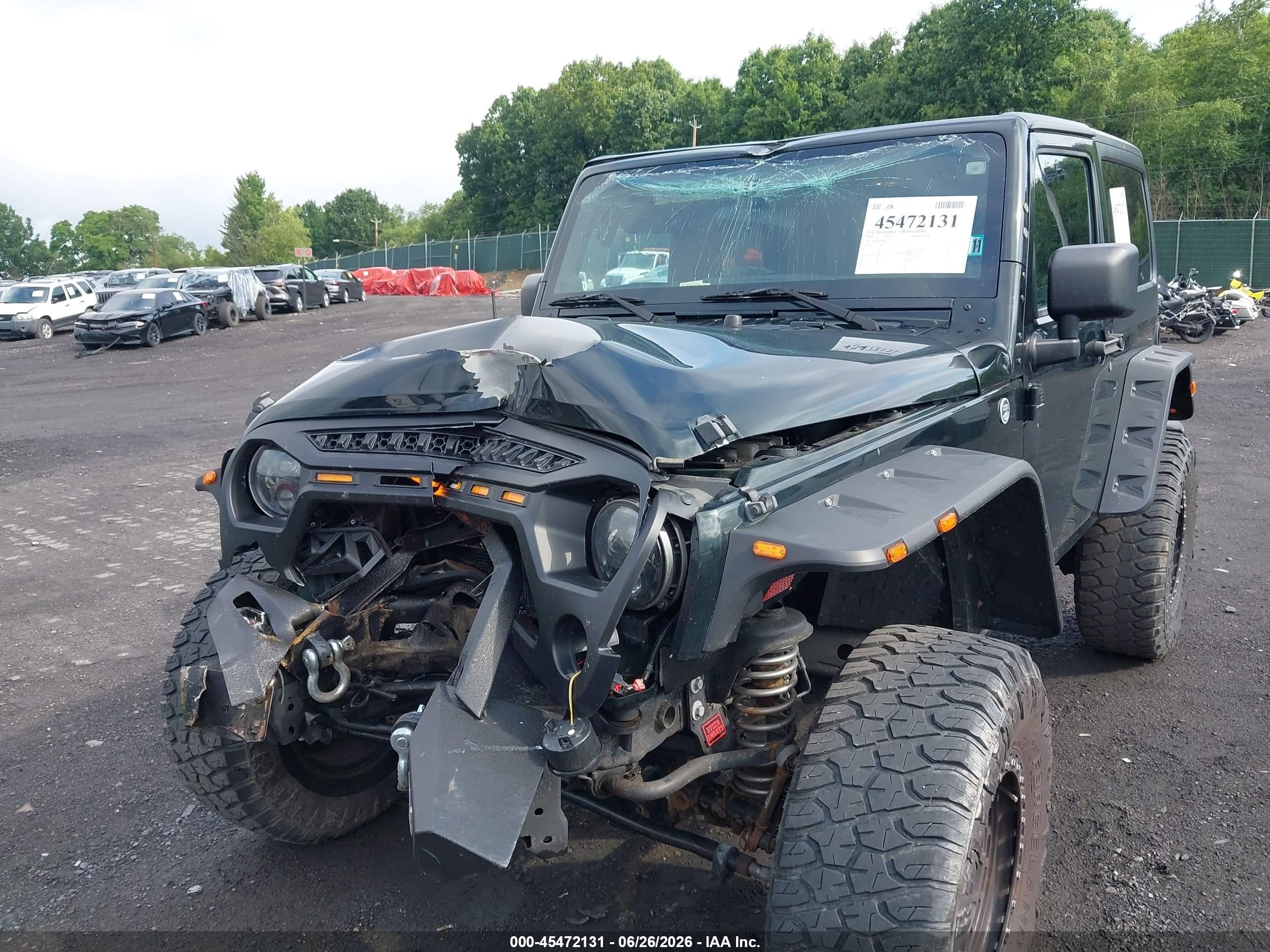 2012 Jeep Wrangler Sport Черный vin: 1C4AJWAG0CL237493