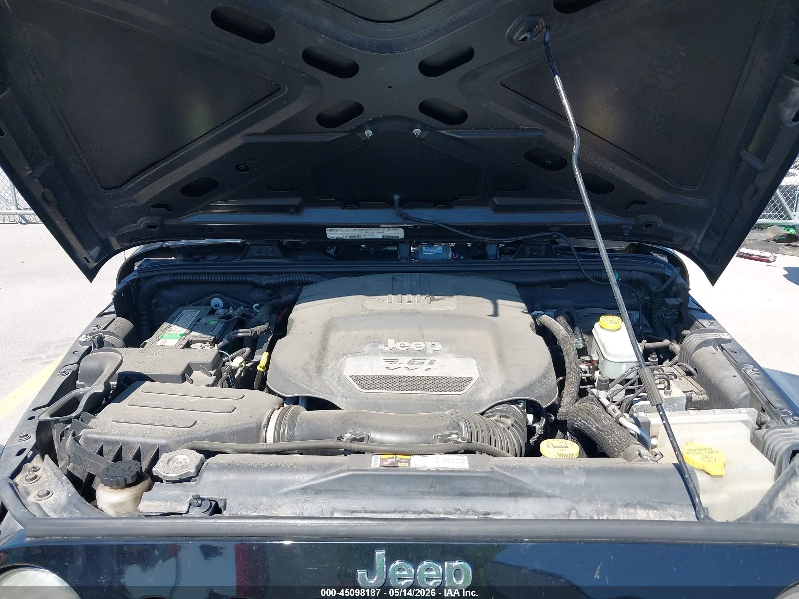 2012 Jeep Wrangler Sport Black vin: 1C4AJWAG0CL270137