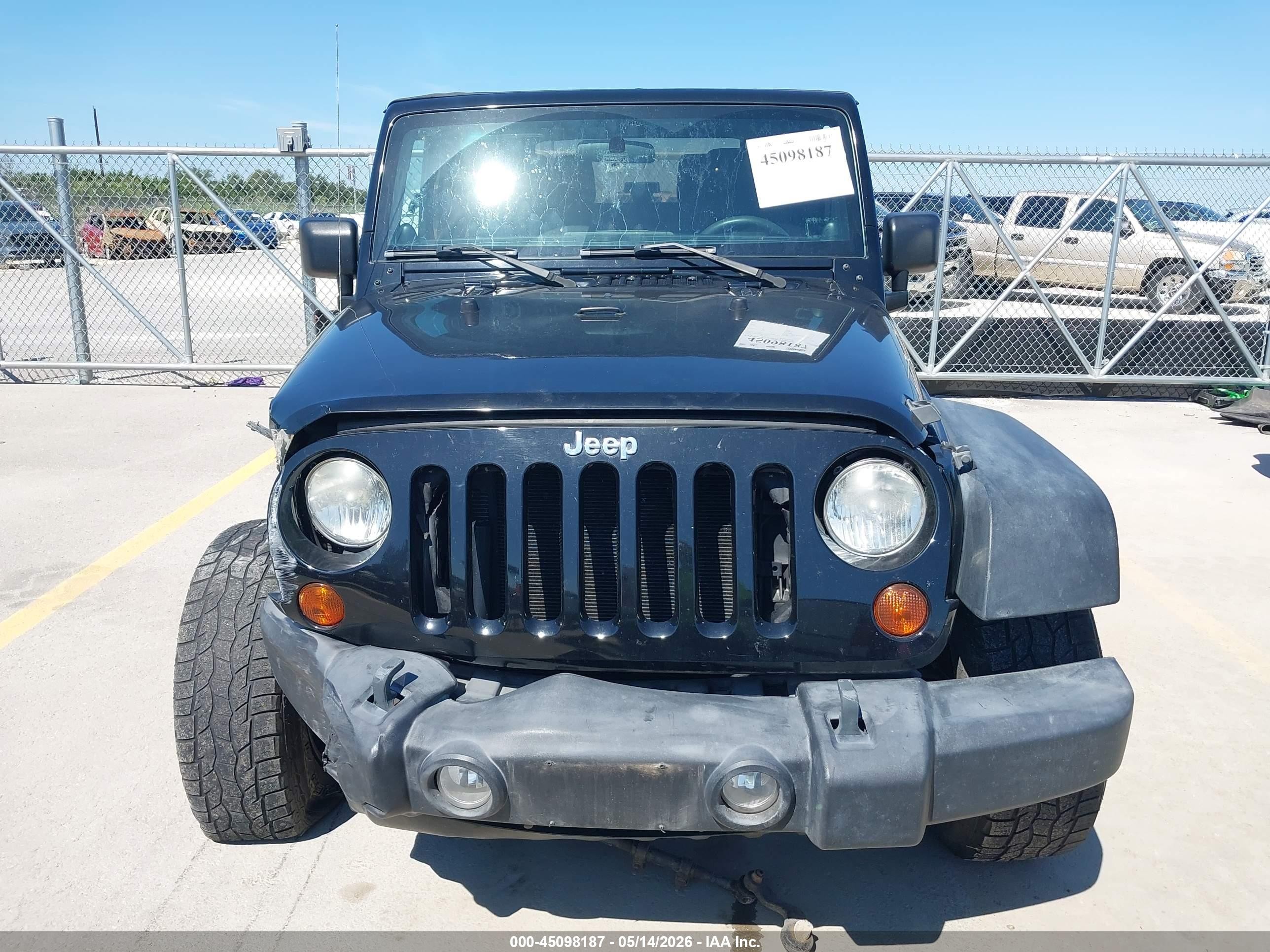 2012 Jeep Wrangler Sport Black vin: 1C4AJWAG0CL270137