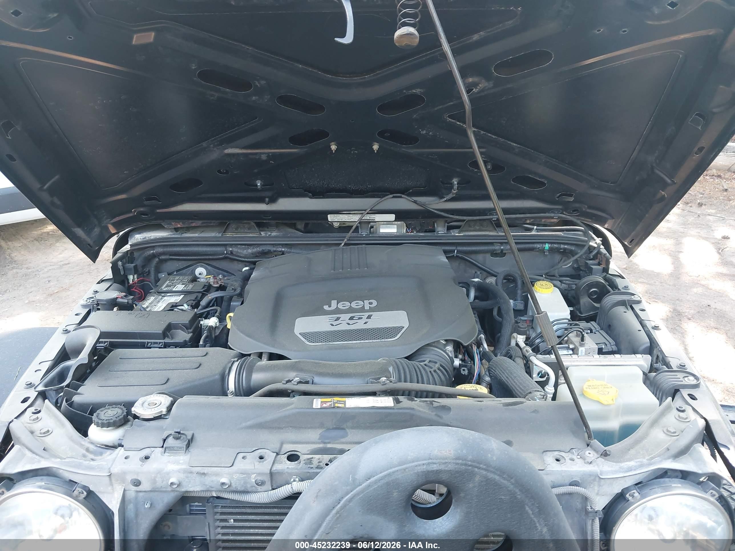 2013 Jeep Wrangler Sport Black vin: 1C4AJWAG0DL516931