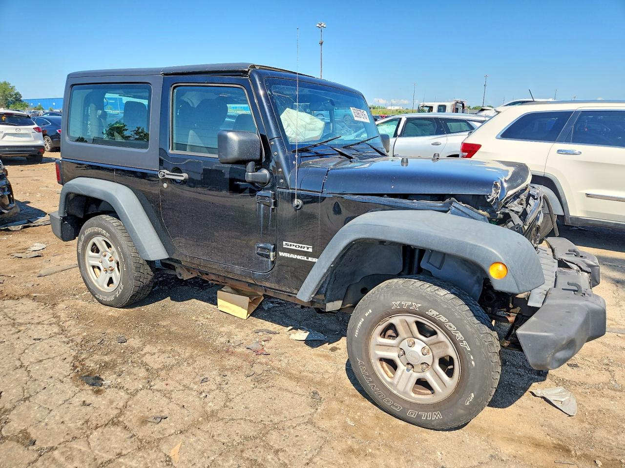 2013 Jeep Wrangler Sport Black vin: 1C4AJWAG0DL625700