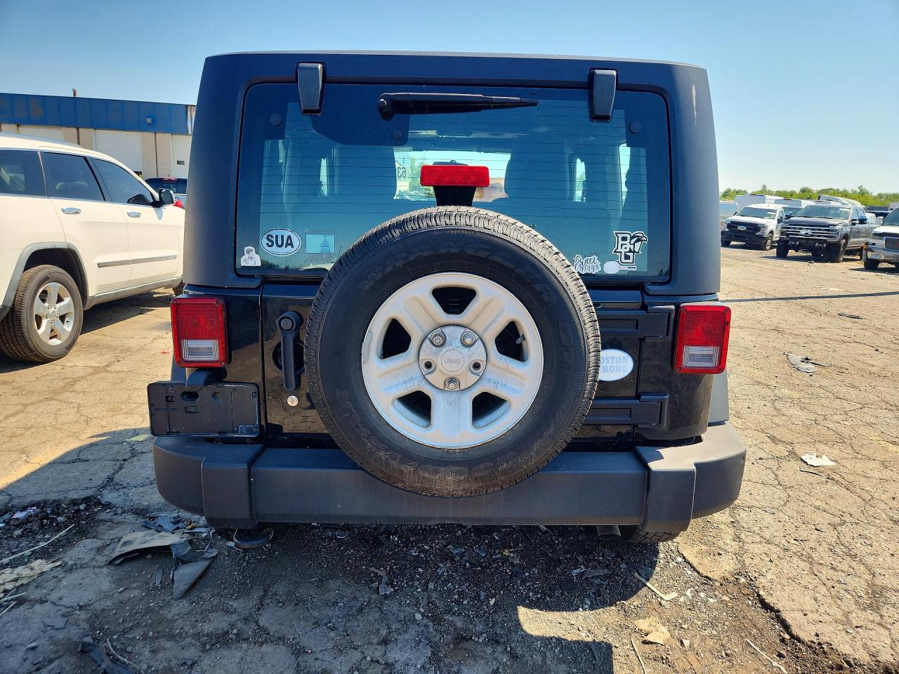 2013 Jeep Wrangler Sport Black vin: 1C4AJWAG0DL625700