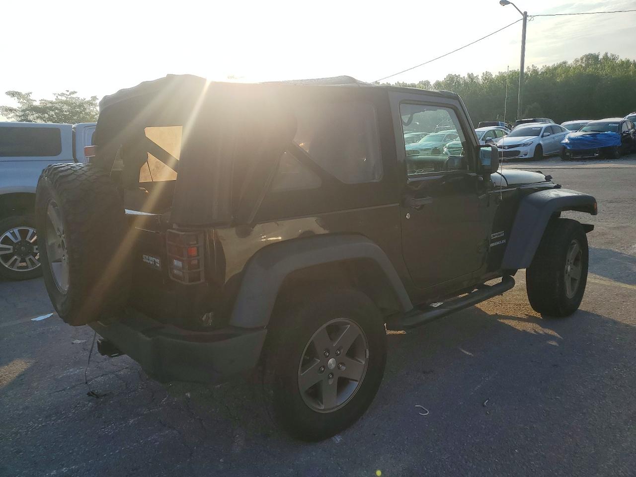 2013 Jeep Wrangler Sport Черный vin: 1C4AJWAG0DL645025