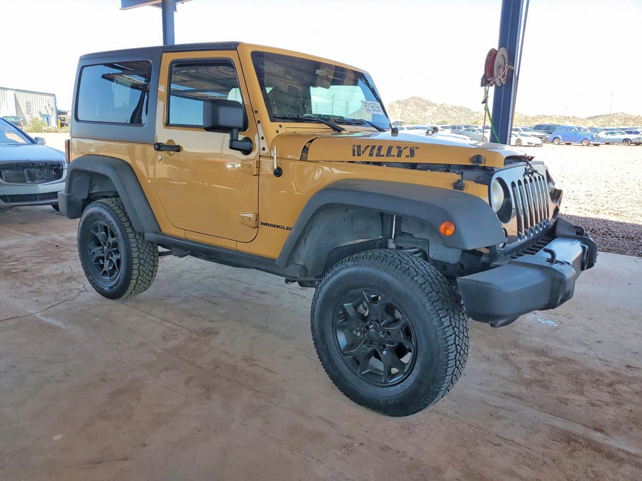 2014 Jeep Wrangler Sport Tan vin: 1C4AJWAG0EL228571
