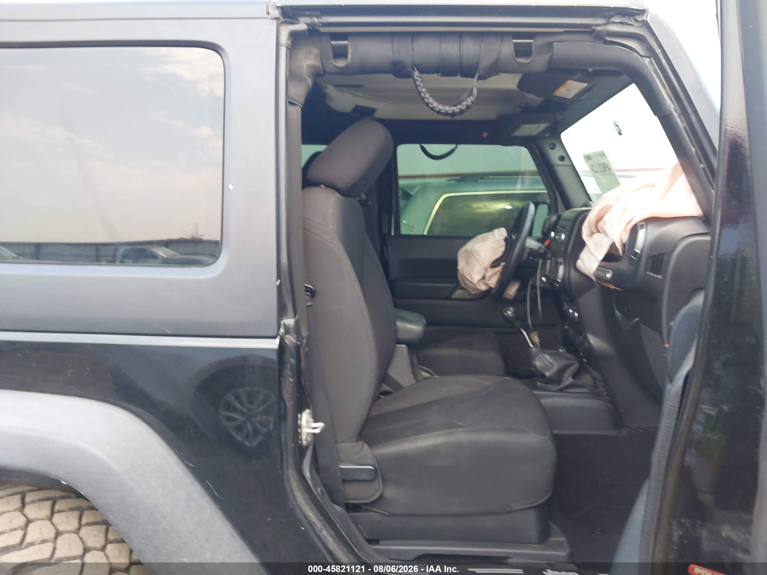 2014 Jeep Wrangler Sport Black vin: 1C4AJWAG0EL285899