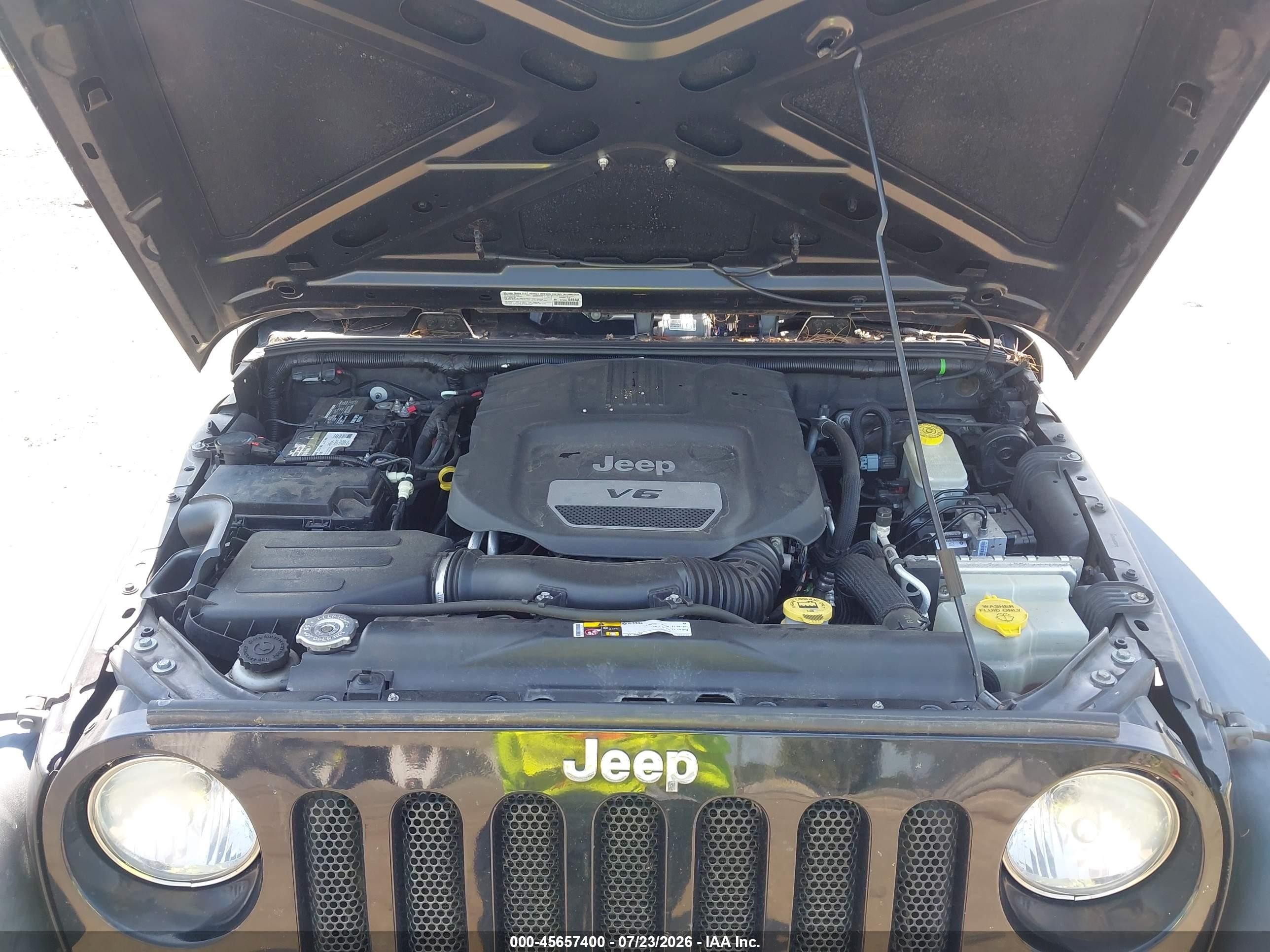 2014 Jeep Wrangler Sport Черный vin: 1C4AJWAG0EL317699