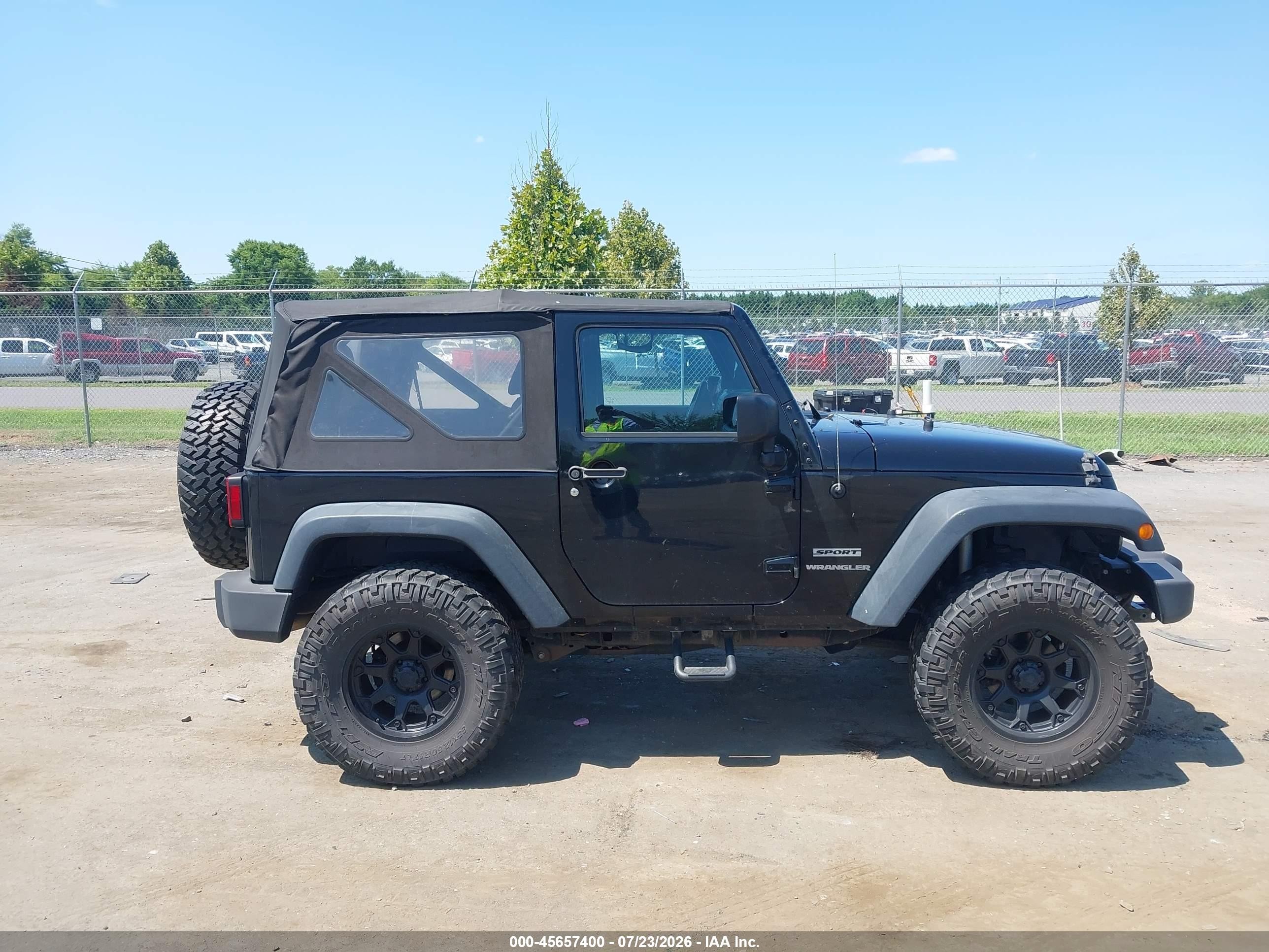 2014 Jeep Wrangler Sport Черный vin: 1C4AJWAG0EL317699