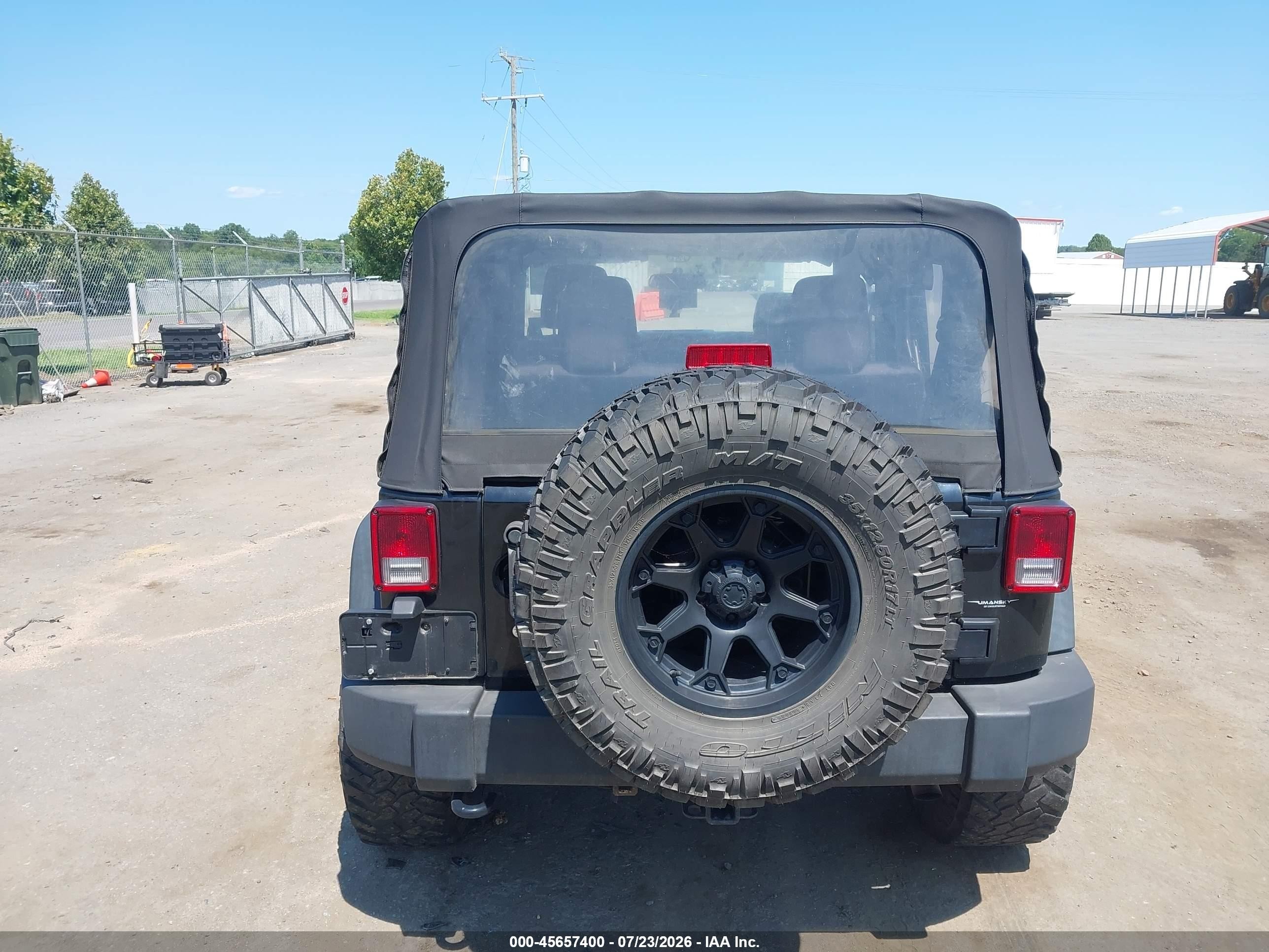 2014 Jeep Wrangler Sport Черный vin: 1C4AJWAG0EL317699