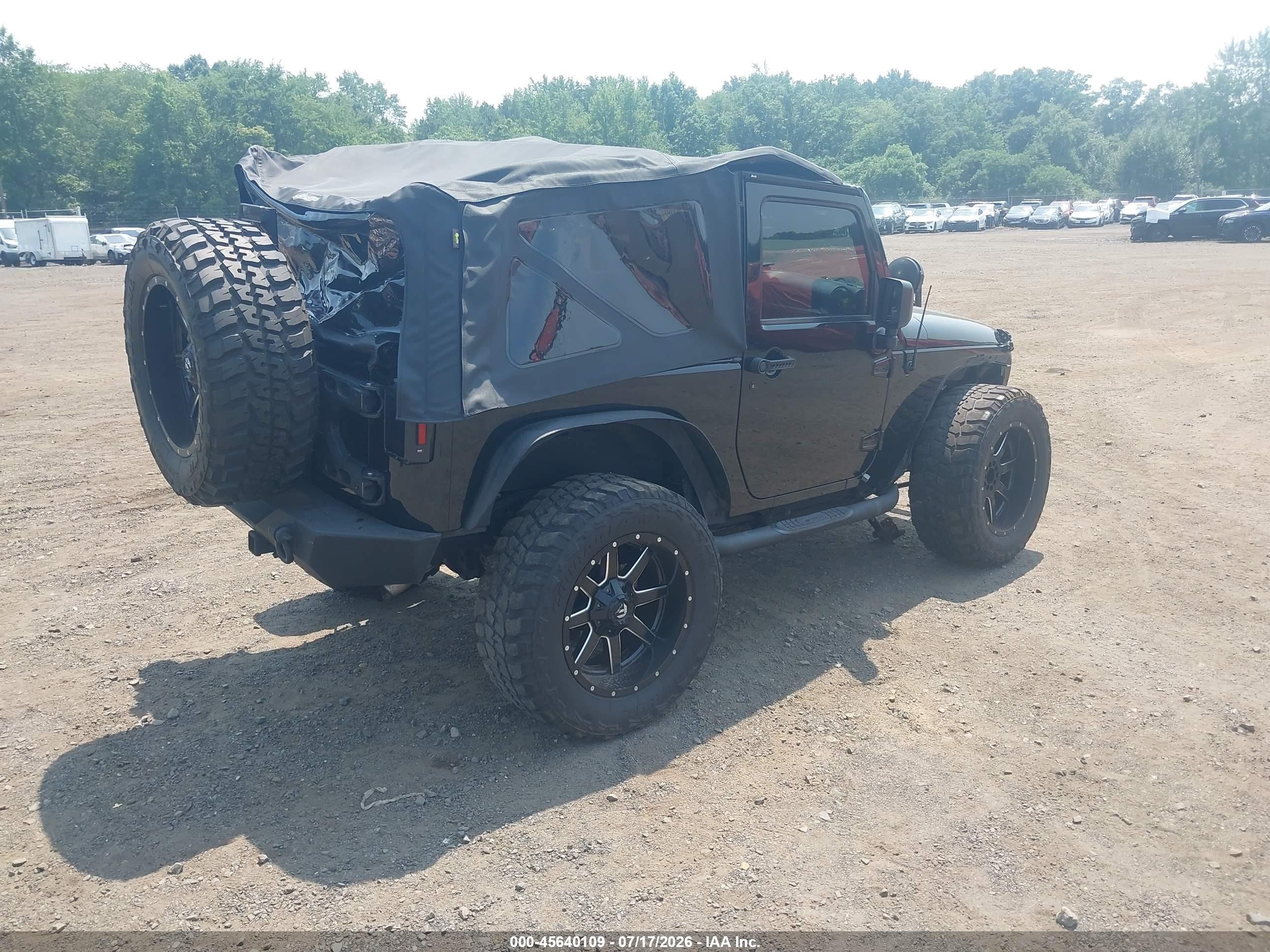 2015 Jeep Wrangler Sport Черный vin: 1C4AJWAG0FL681834
