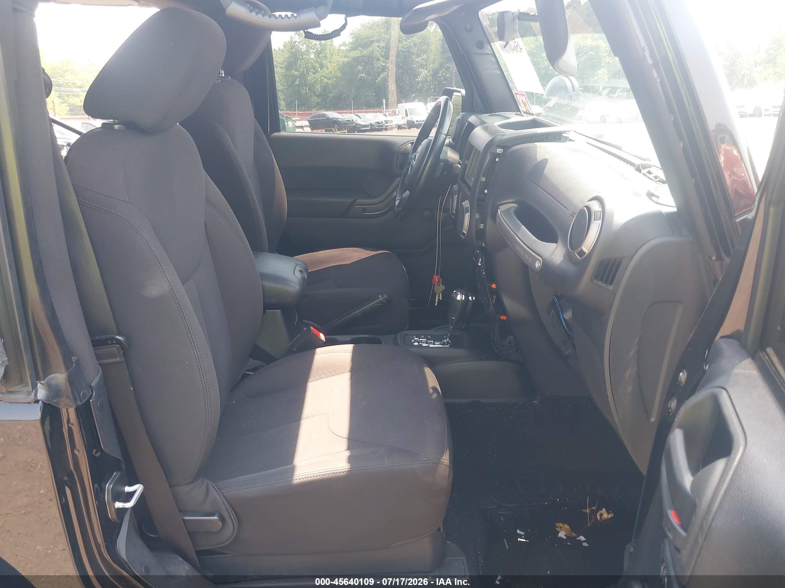 2015 Jeep Wrangler Sport Черный vin: 1C4AJWAG0FL681834