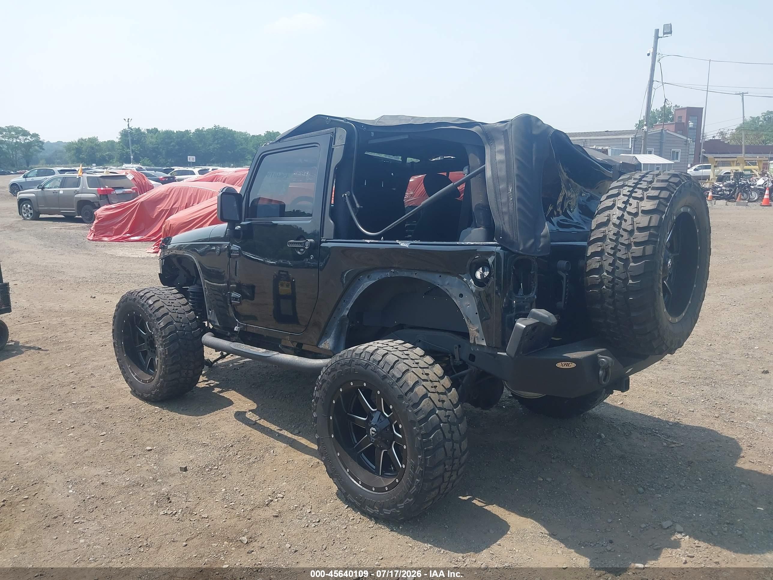 2015 Jeep Wrangler Sport Черный vin: 1C4AJWAG0FL681834