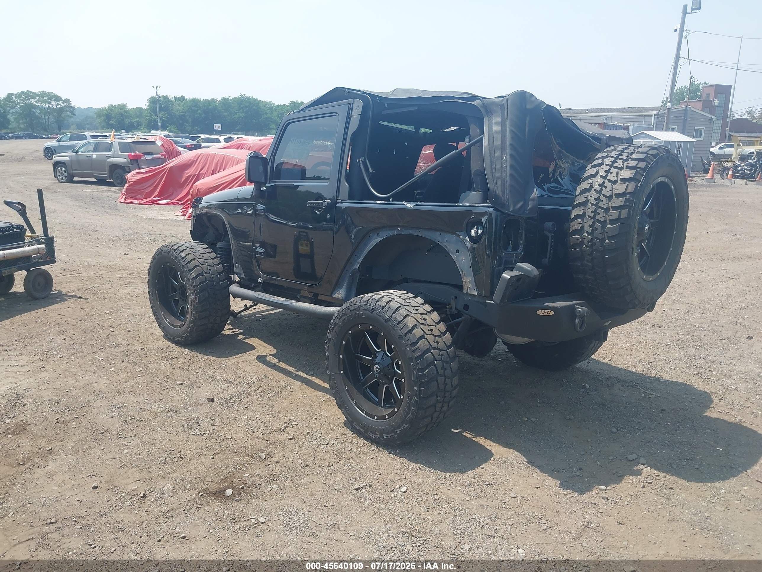 2015 Jeep Wrangler Sport Черный vin: 1C4AJWAG0FL681834