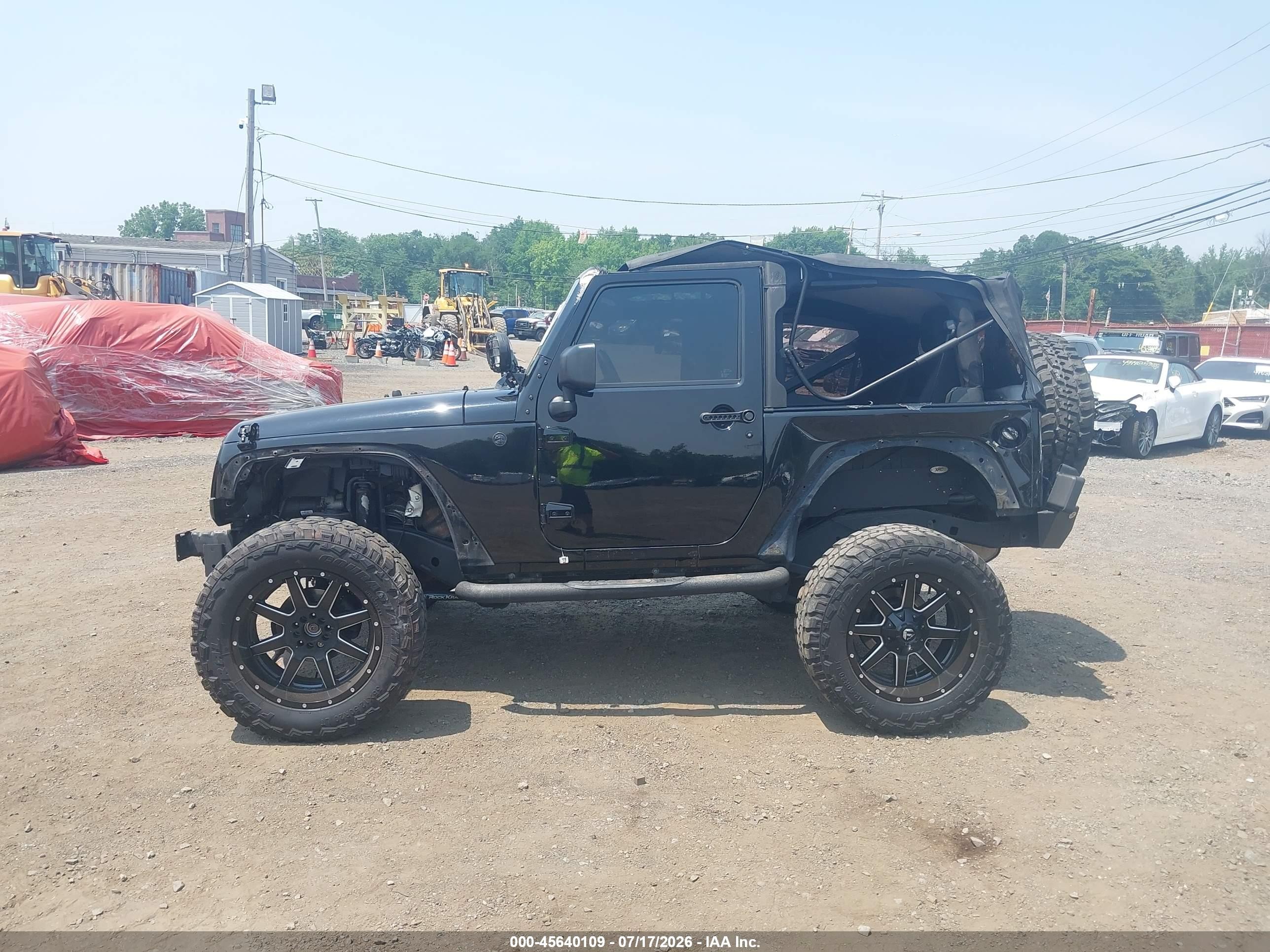 2015 Jeep Wrangler Sport Черный vin: 1C4AJWAG0FL681834