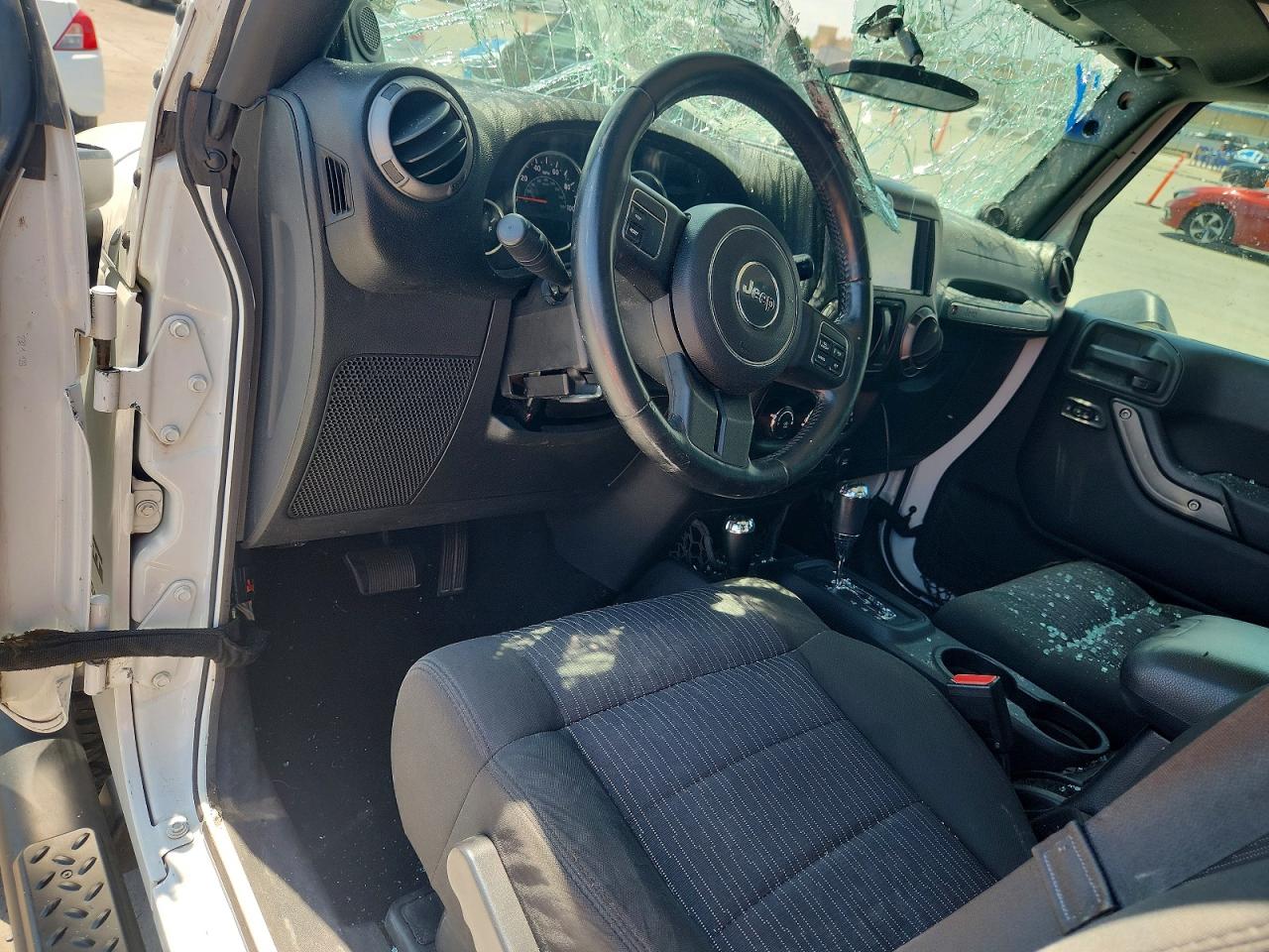 2012 Jeep Wrangler Sport White vin: 1C4AJWAG1CL112261
