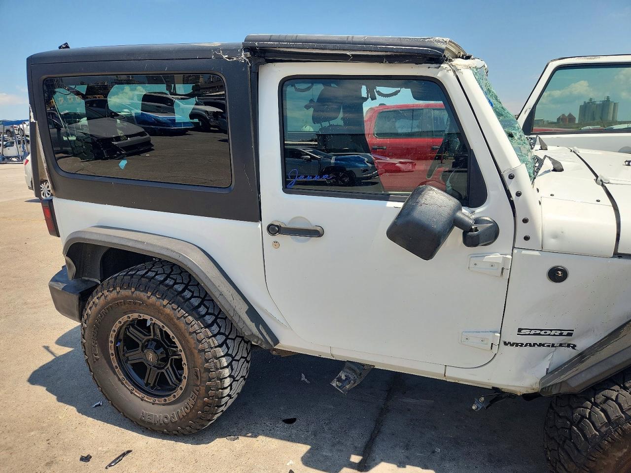2012 Jeep Wrangler Sport White vin: 1C4AJWAG1CL112261