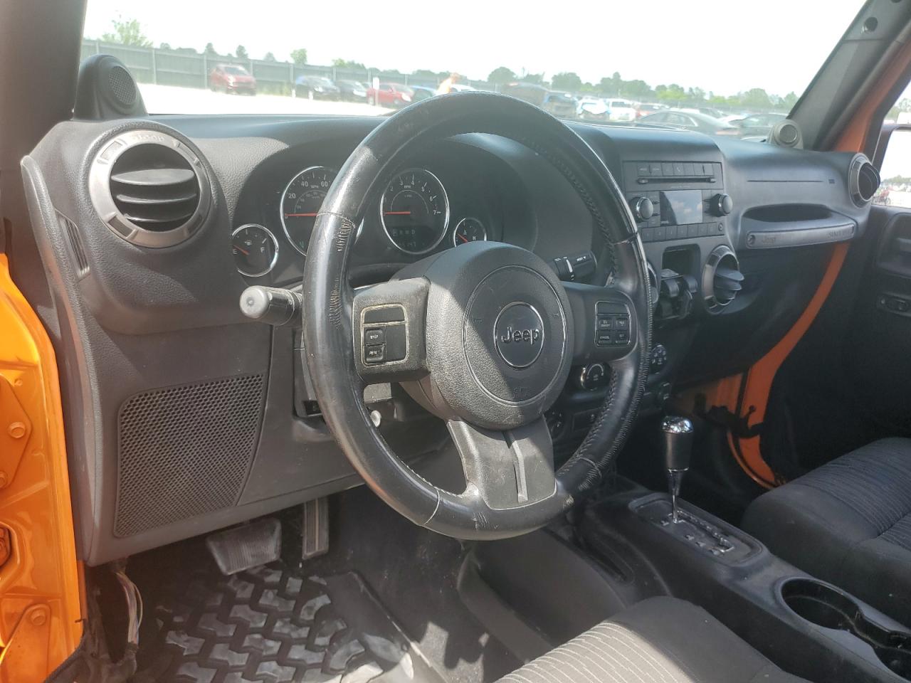 2012 Jeep Wrangler Sport Orange vin: 1C4AJWAG1CL155952