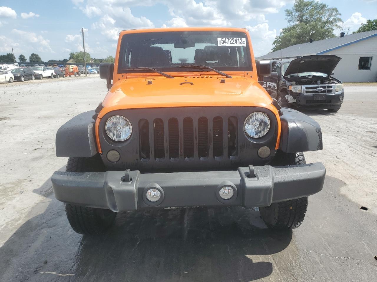 2012 Jeep Wrangler Sport Orange vin: 1C4AJWAG1CL155952