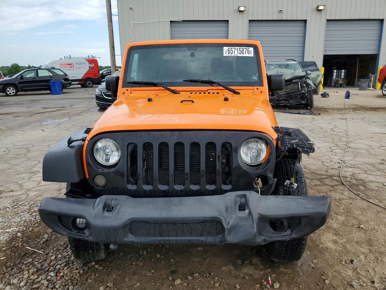 2012 Jeep Wrangler Sport Orange vin: 1C4AJWAG1CL155952