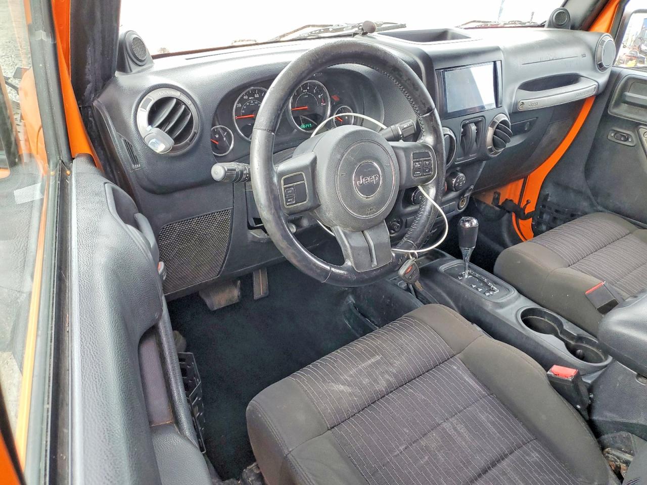 2012 Jeep Wrangler Sport Orange vin: 1C4AJWAG1CL155952