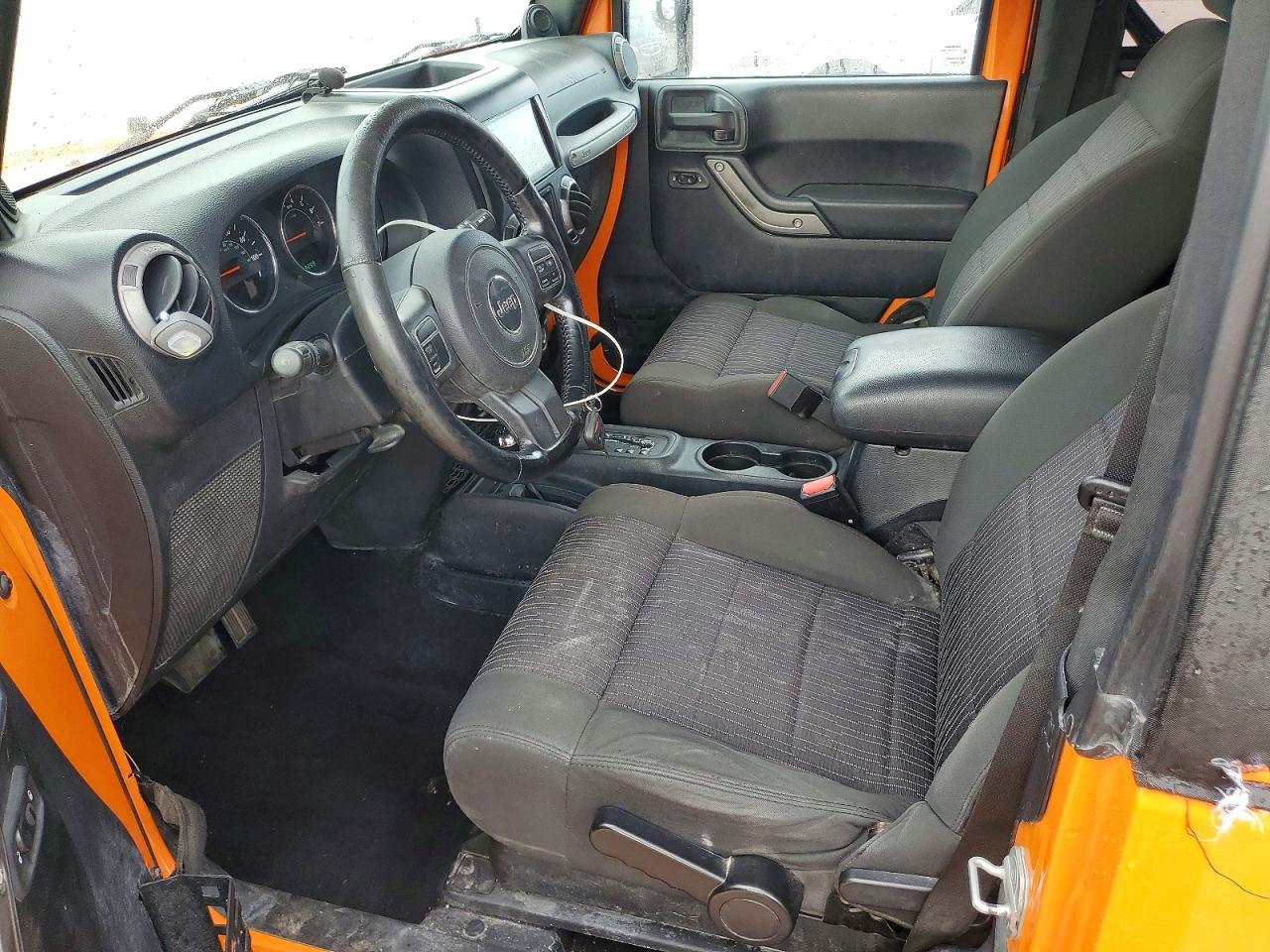 2012 Jeep Wrangler Sport Orange vin: 1C4AJWAG1CL155952