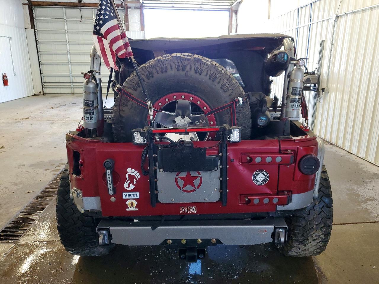2012 Jeep Wrangler Sport Красный vin: 1C4AJWAG1CL290316