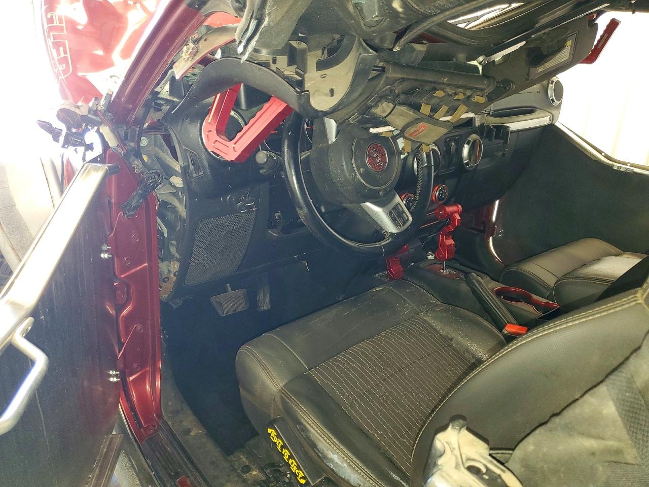 2012 Jeep Wrangler Sport Красный vin: 1C4AJWAG1CL290316