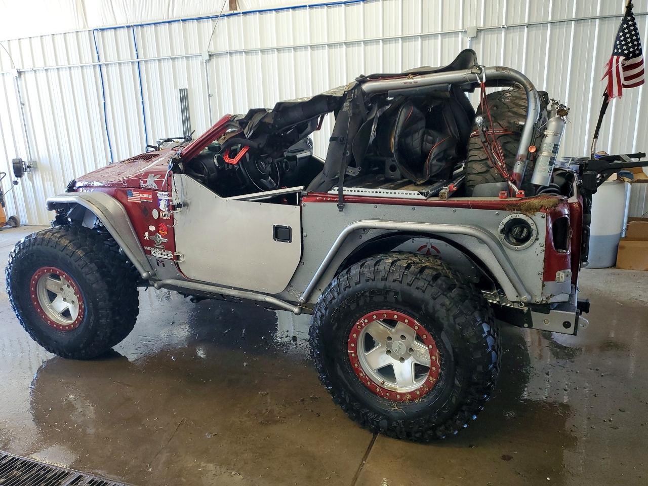 2012 Jeep Wrangler Sport Красный vin: 1C4AJWAG1CL290316