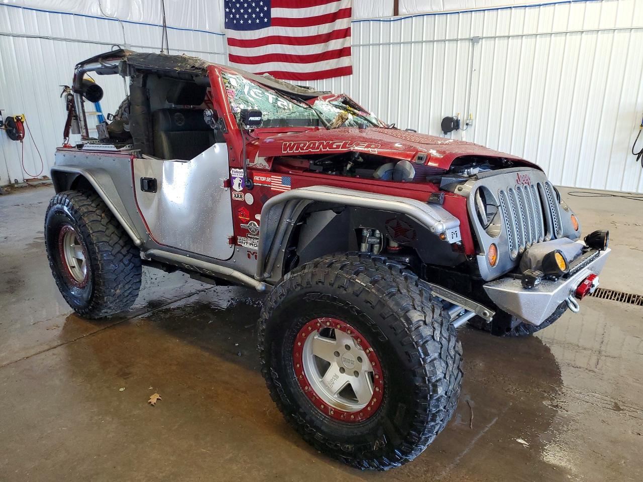 2012 Jeep Wrangler Sport Красный vin: 1C4AJWAG1CL290316