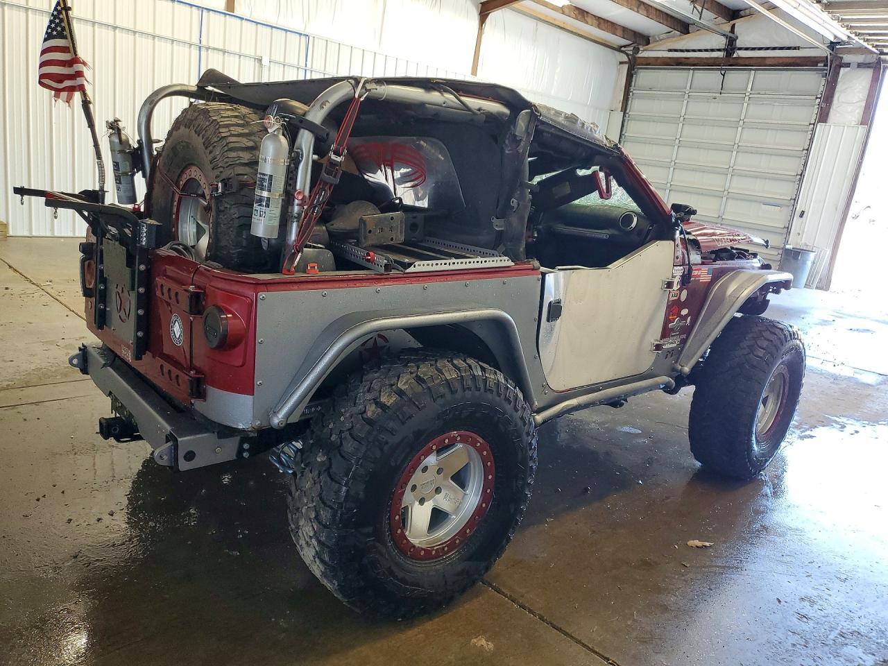 2012 Jeep Wrangler Sport Красный vin: 1C4AJWAG1CL290316