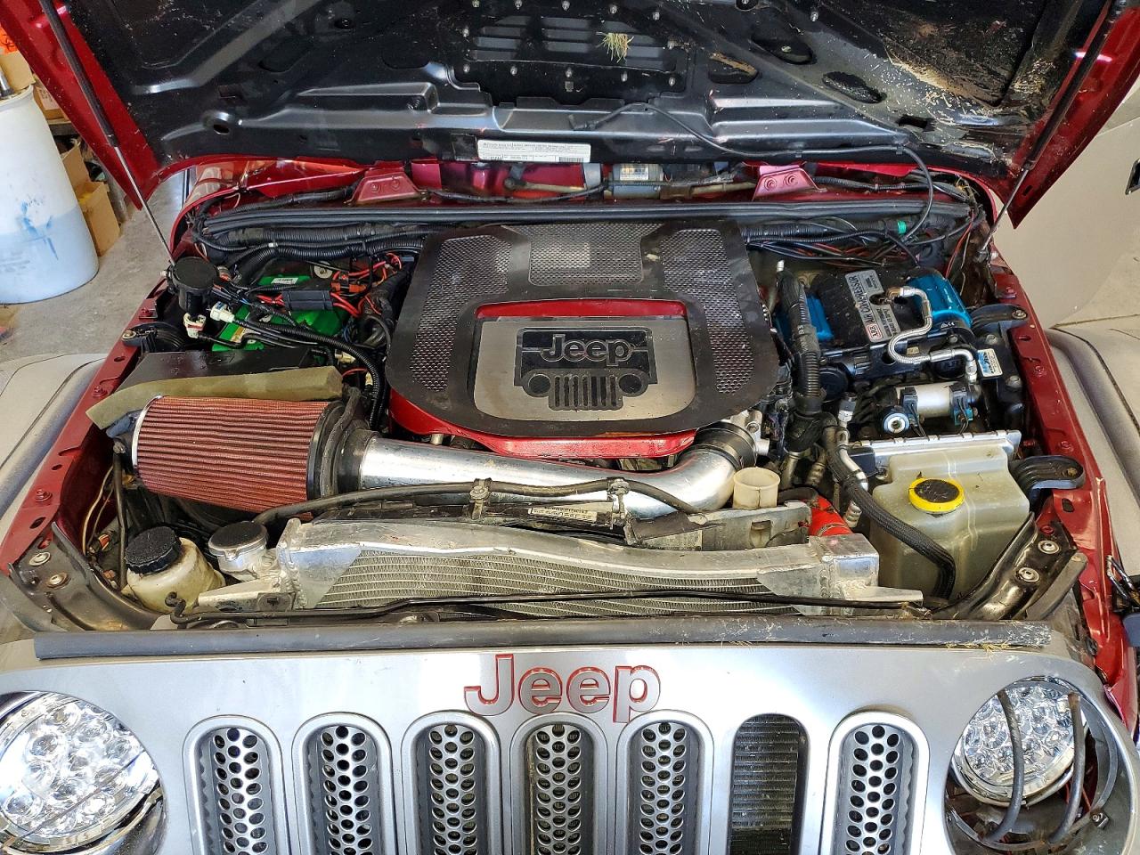2012 Jeep Wrangler Sport Красный vin: 1C4AJWAG1CL290316
