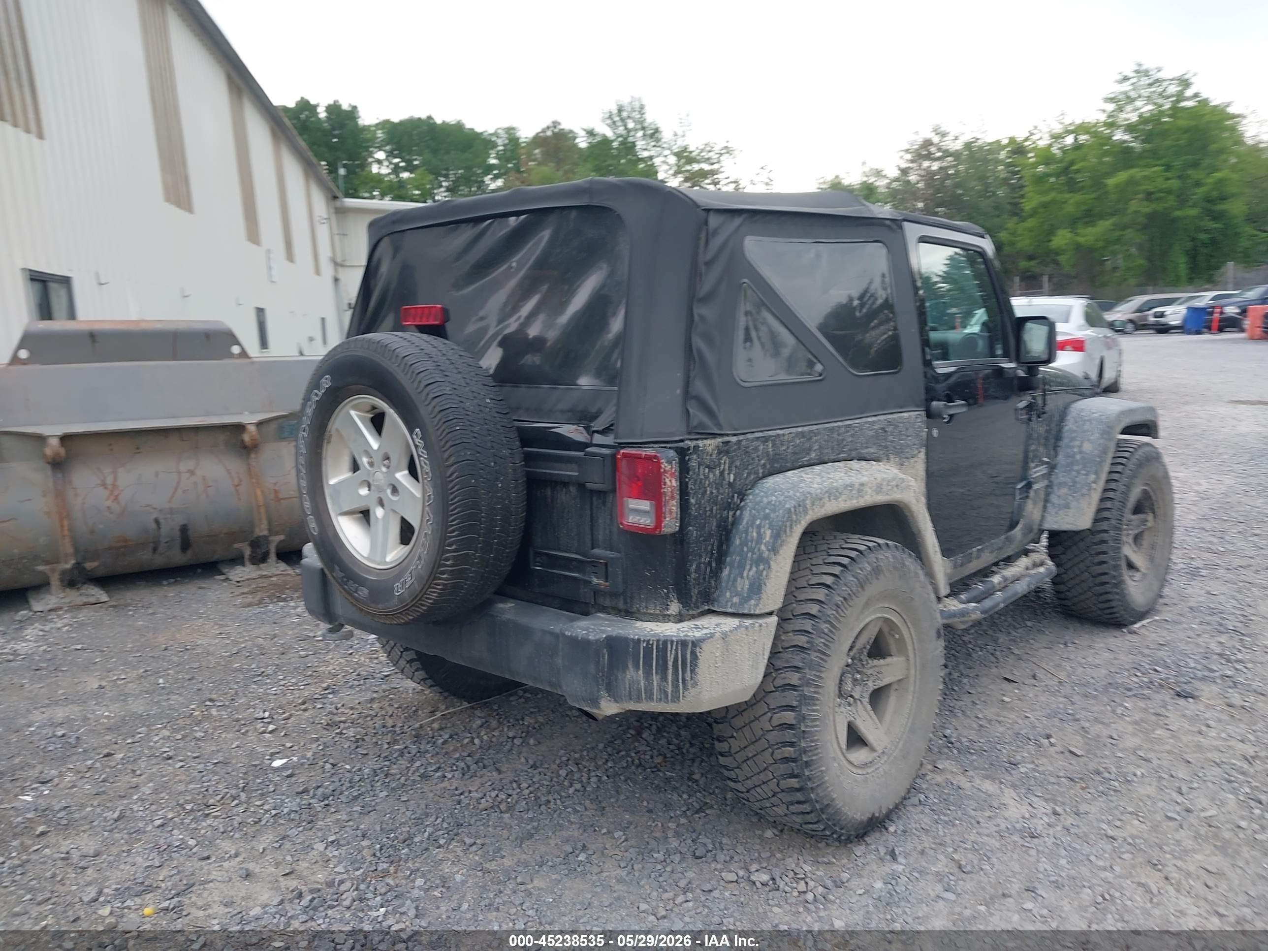 2013 Jeep Wrangler Sport Black vin: 1C4AJWAG1DL504545