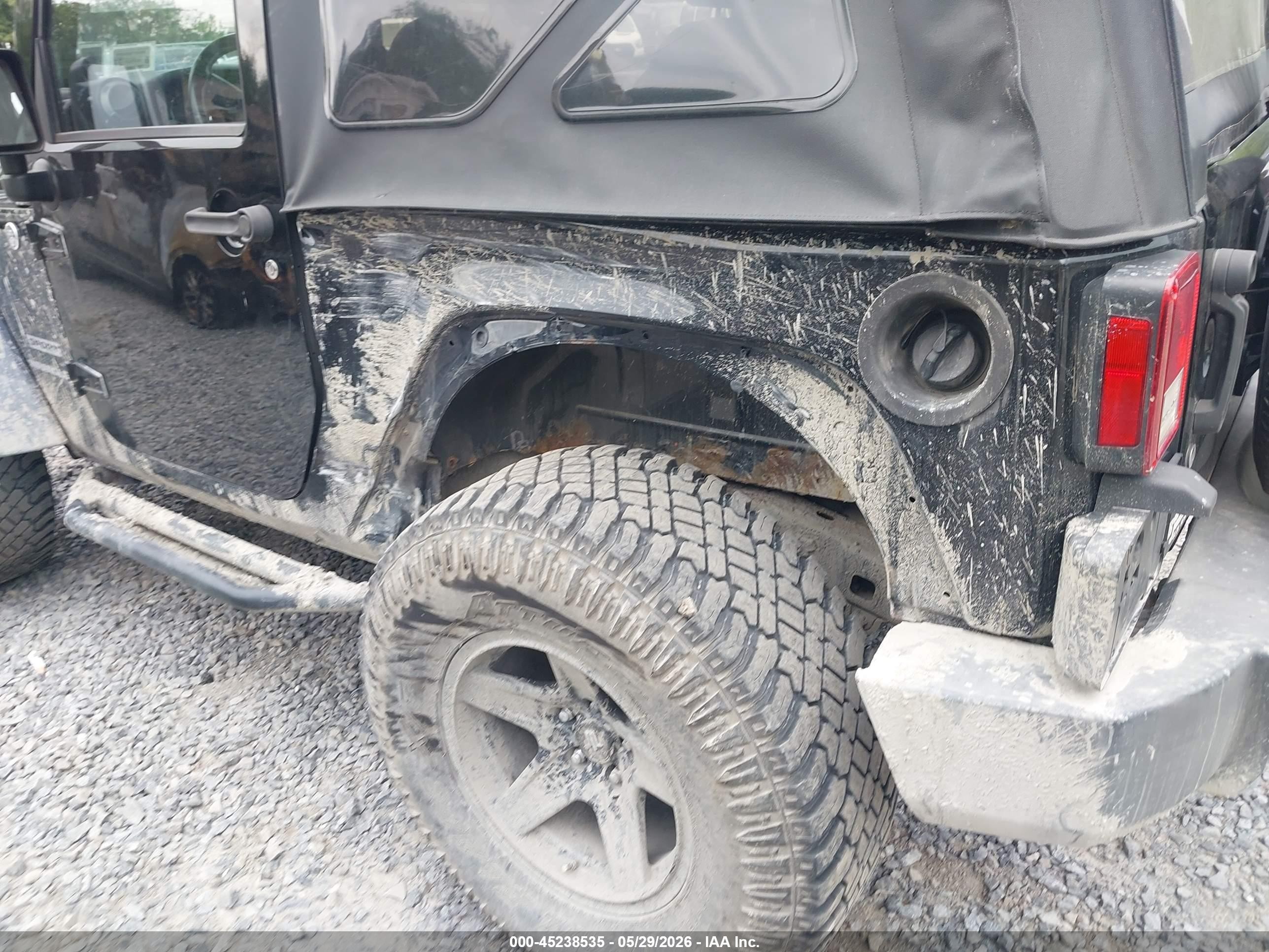 2013 Jeep Wrangler Sport Black vin: 1C4AJWAG1DL504545