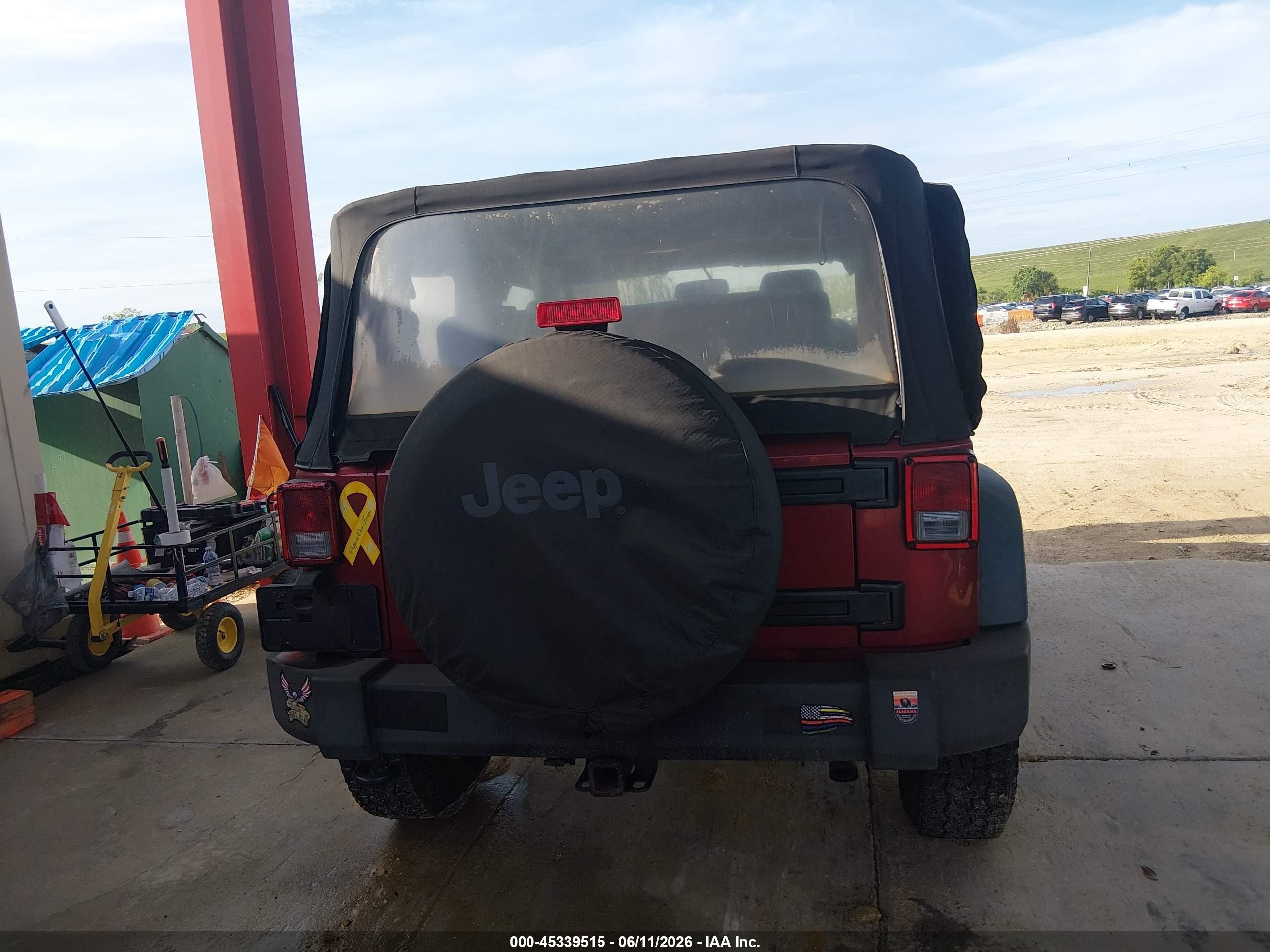 2013 Jeep Wrangler Sport Красный vin: 1C4AJWAG1DL508031