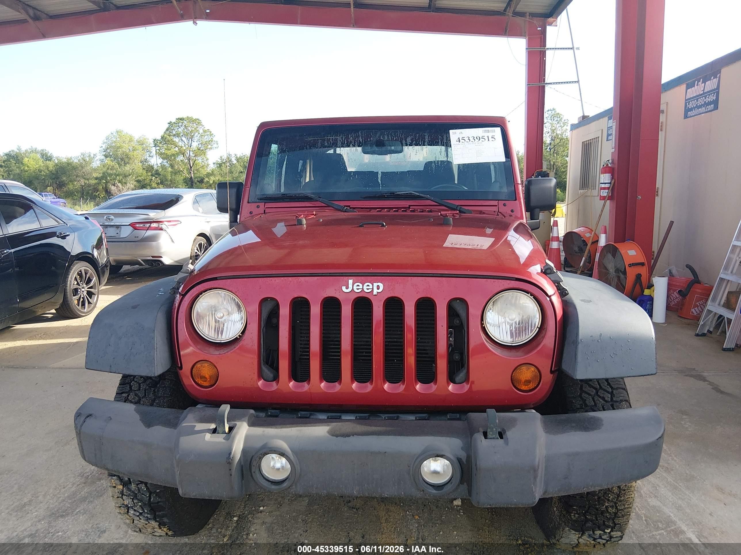 2013 Jeep Wrangler Sport Красный vin: 1C4AJWAG1DL508031