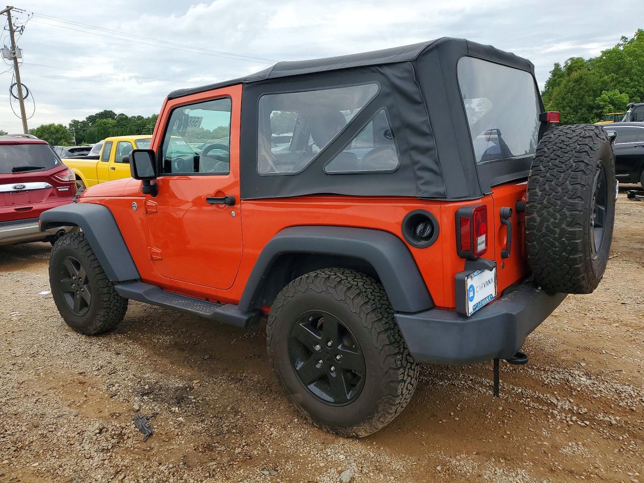 2015 Jeep Wrangler Sport Orange vin: 1C4AJWAG1FL660846