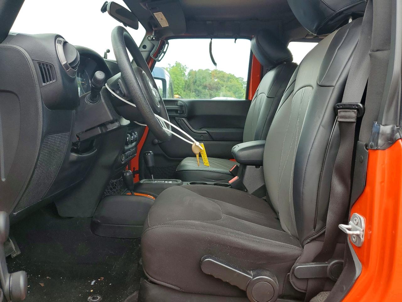 2015 Jeep Wrangler Sport Orange vin: 1C4AJWAG1FL660846