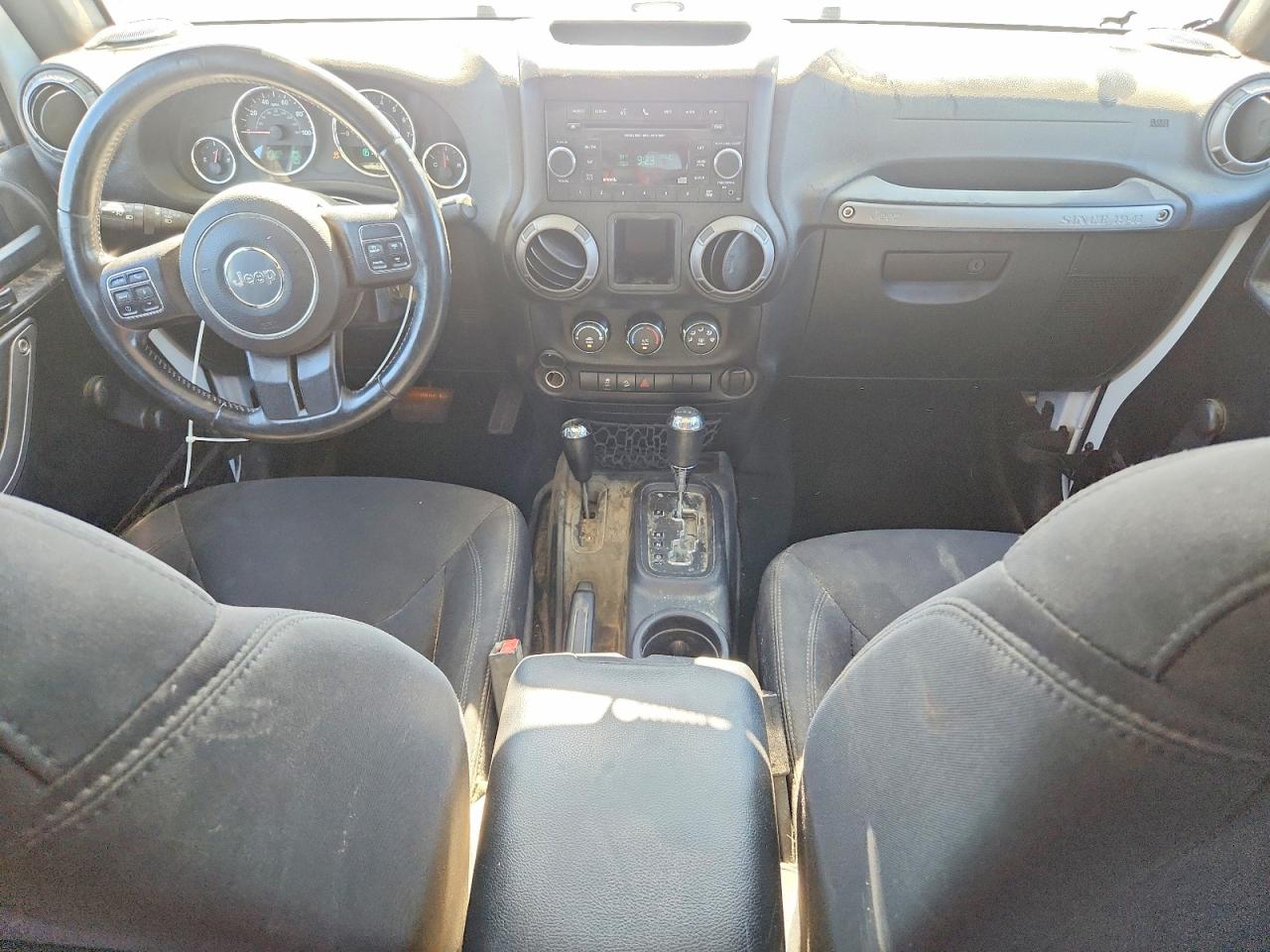 2015 Jeep Wrangler Sport White vin: 1C4AJWAG1FL737814