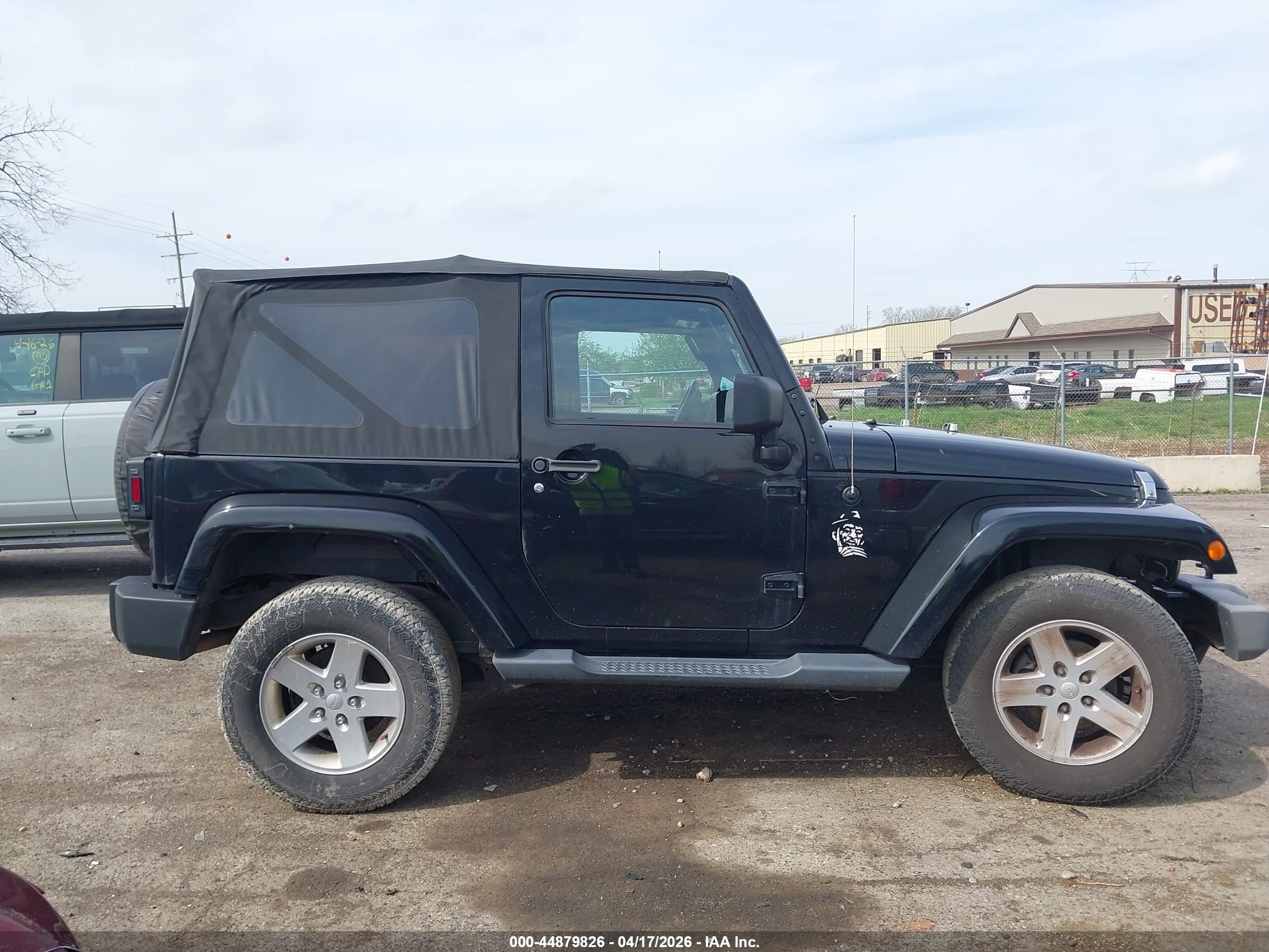 2012 Jeep Wrangler Sport Black vin: 1C4AJWAG2CL267045