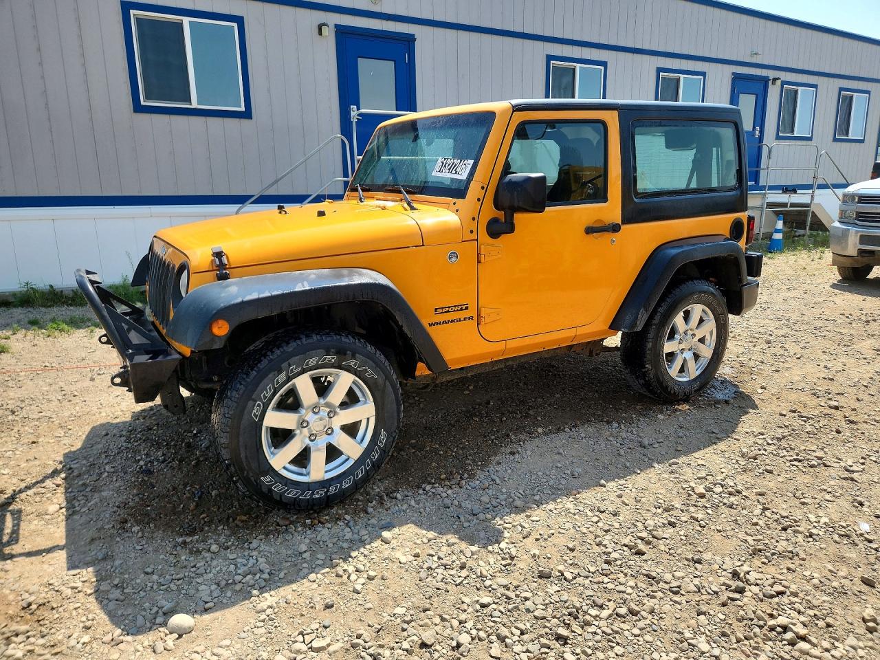 2013 Jeep Wrangler Sport Желтый vin: 1C4AJWAG2DL521967