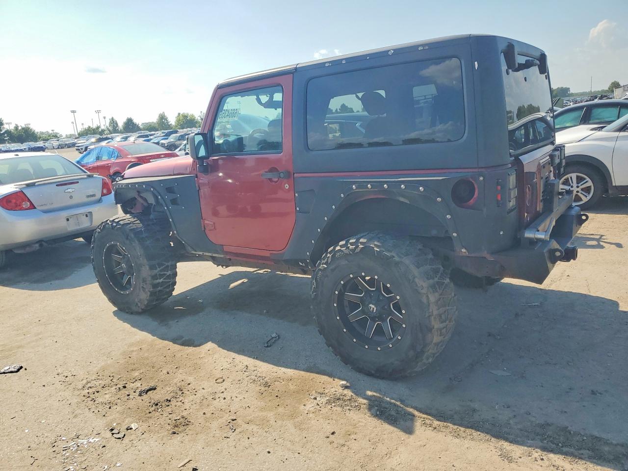 2013 Jeep Wrangler Sport Бордовый vin: 1C4AJWAG2DL536940