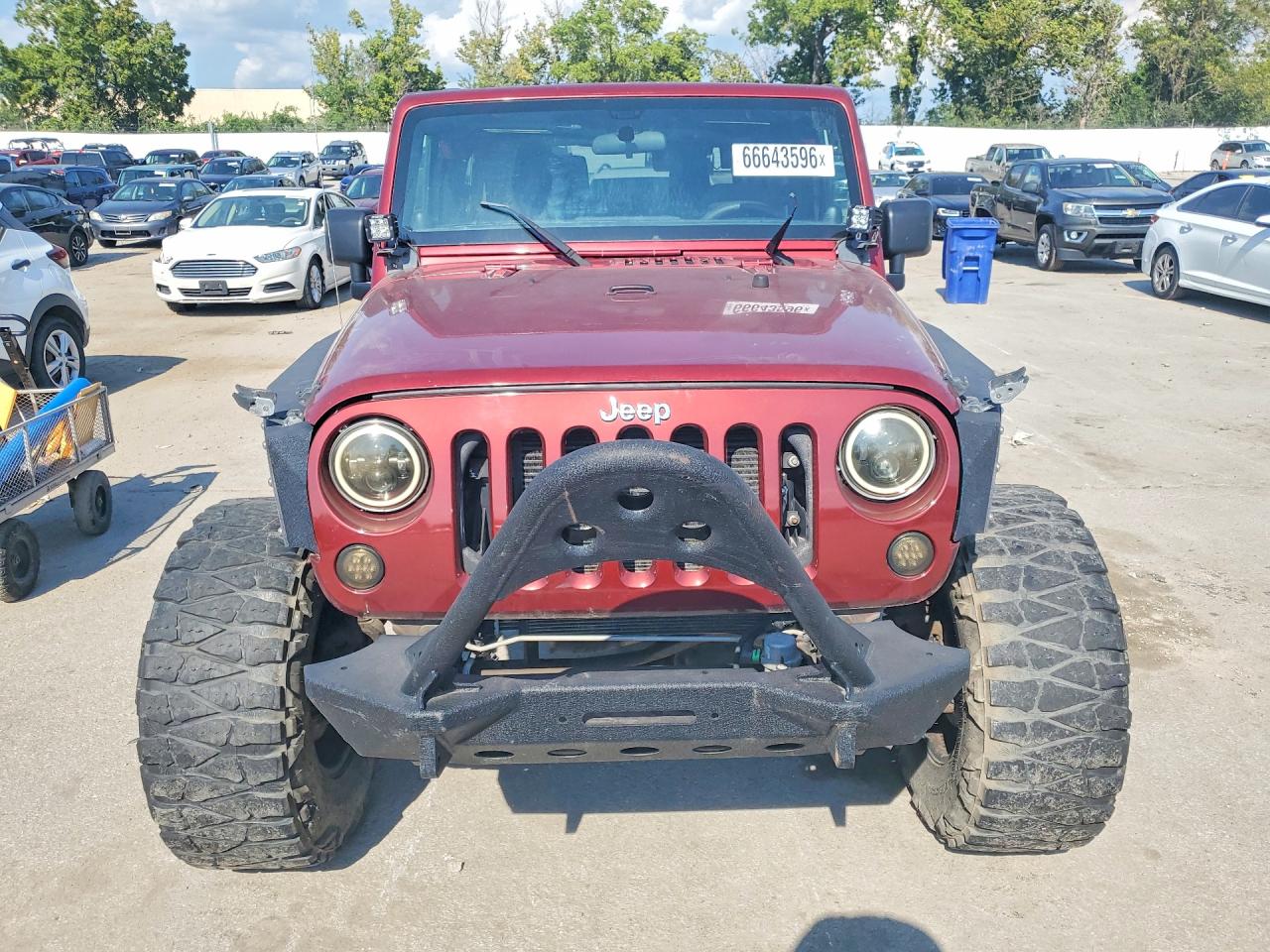2013 Jeep Wrangler Sport Бордовый vin: 1C4AJWAG2DL536940
