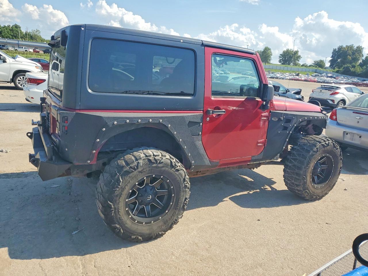 2013 Jeep Wrangler Sport Бордовый vin: 1C4AJWAG2DL536940