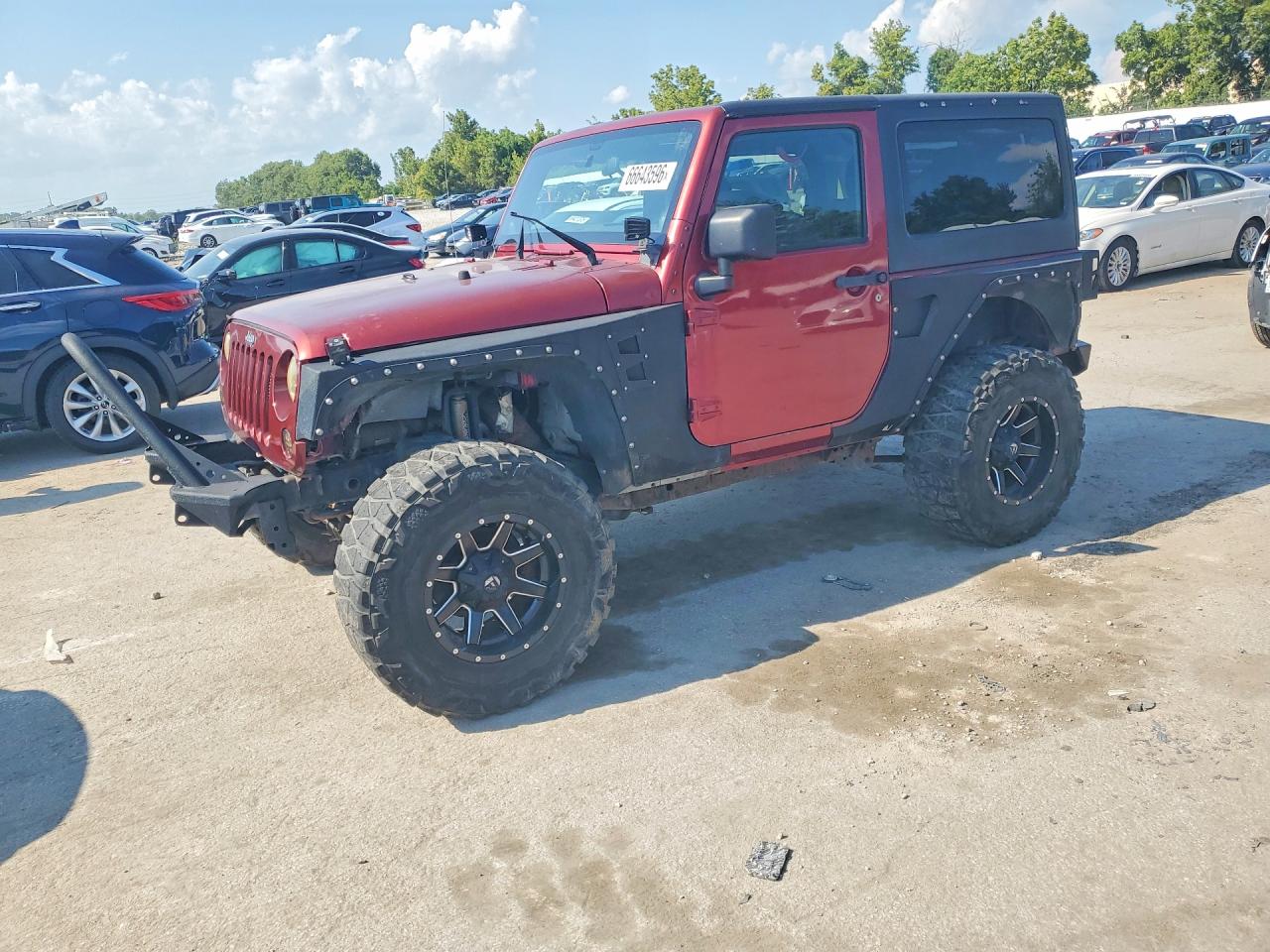 2013 Jeep Wrangler Sport Бордовый vin: 1C4AJWAG2DL536940