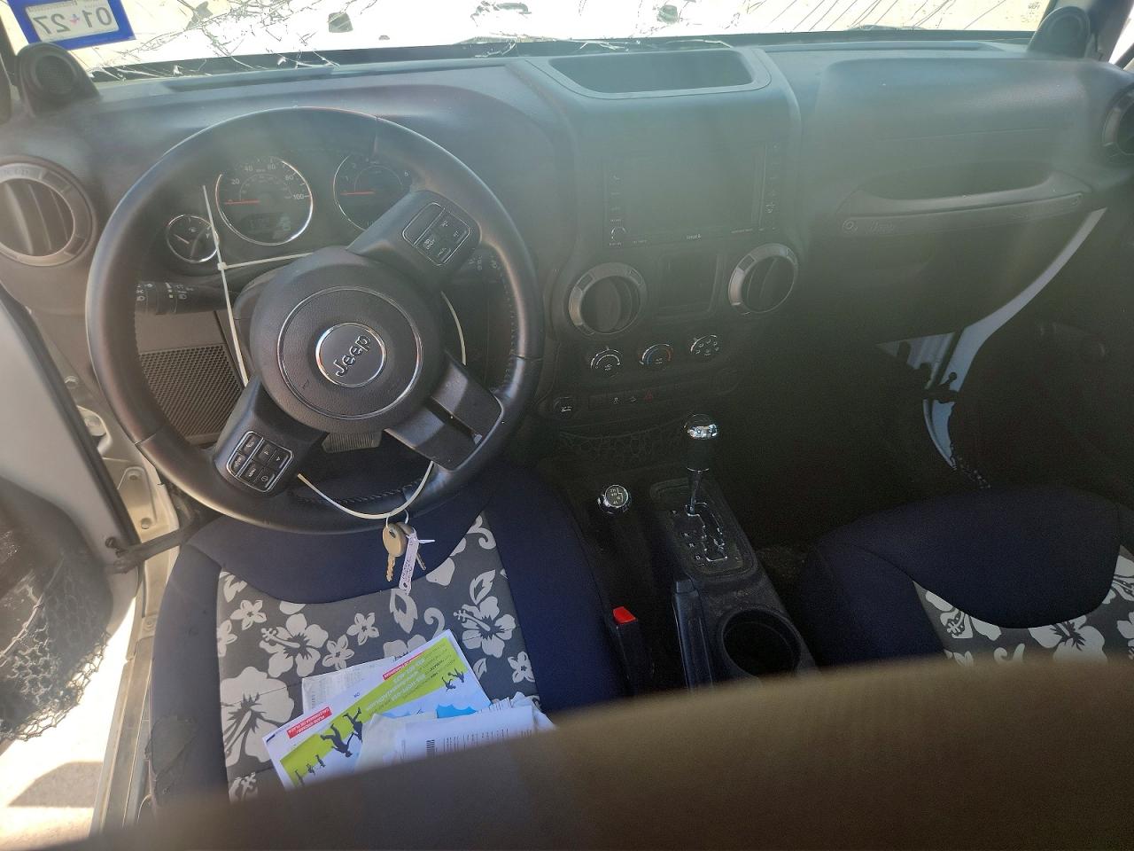 2014 Jeep Wrangler Sport White vin: 1C4AJWAG2EL254394