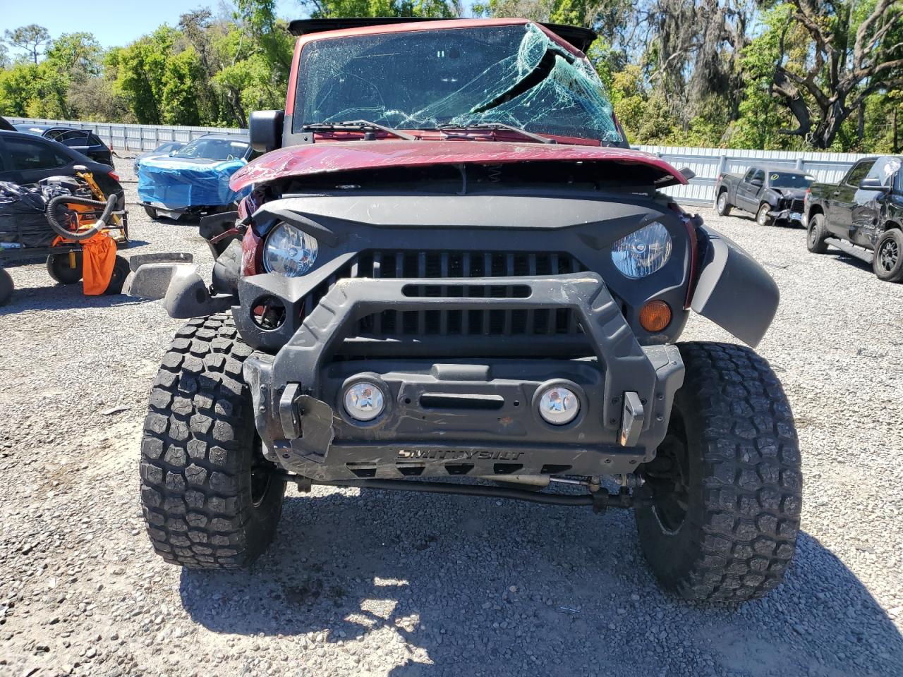 2012 Jeep Wrangler Sport Burgundy vin: 1C4AJWAG3CL109457