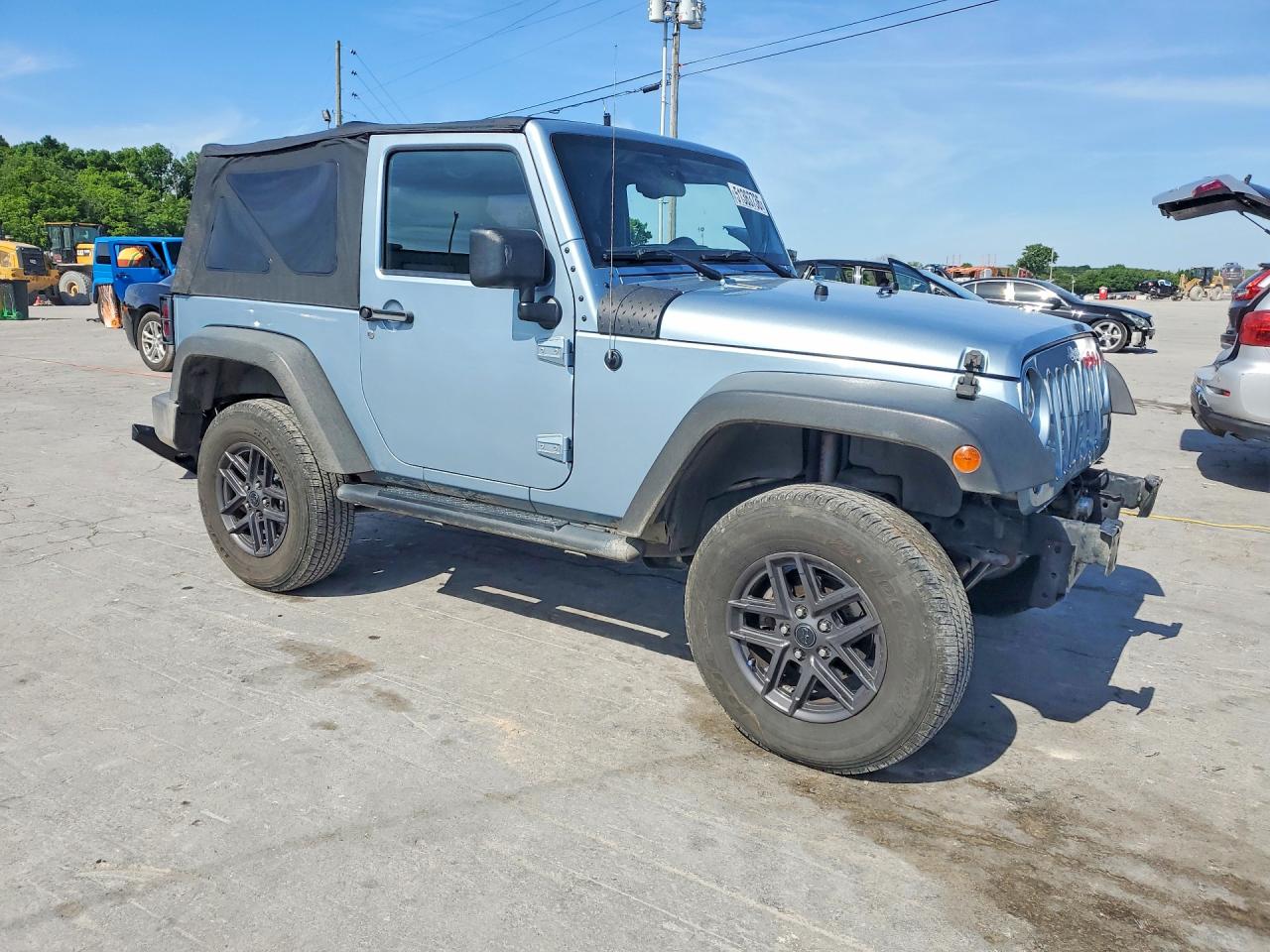 2012 Jeep Wrangler Sport Серебряный vin: 1C4AJWAG3CL229436