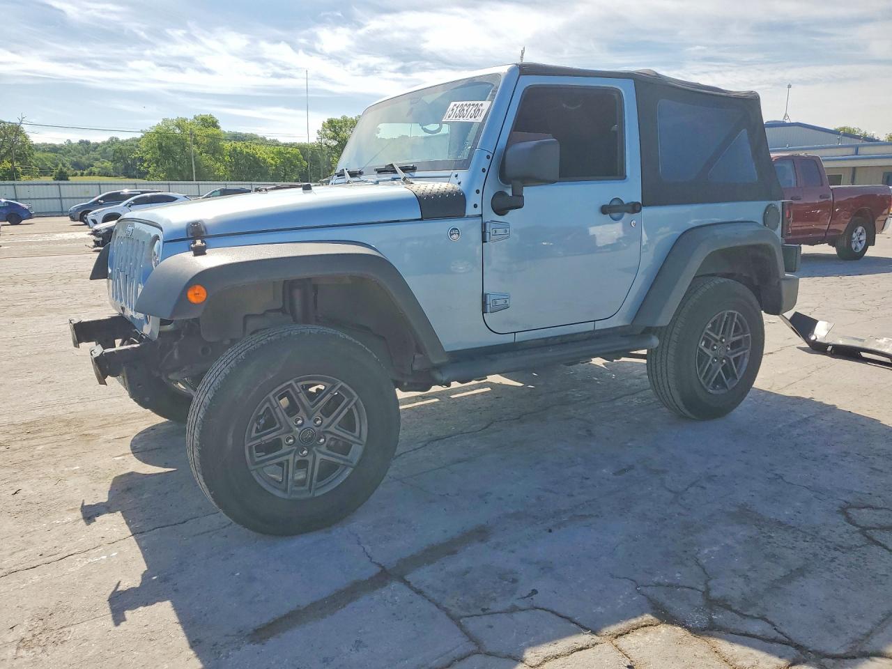 2012 Jeep Wrangler Sport Silver vin: 1C4AJWAG3CL229436