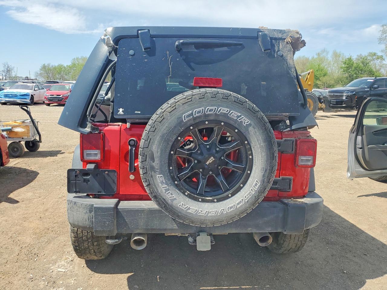 2012 Jeep Wrangler Sport Red vin: 1C4AJWAG3CL231252
